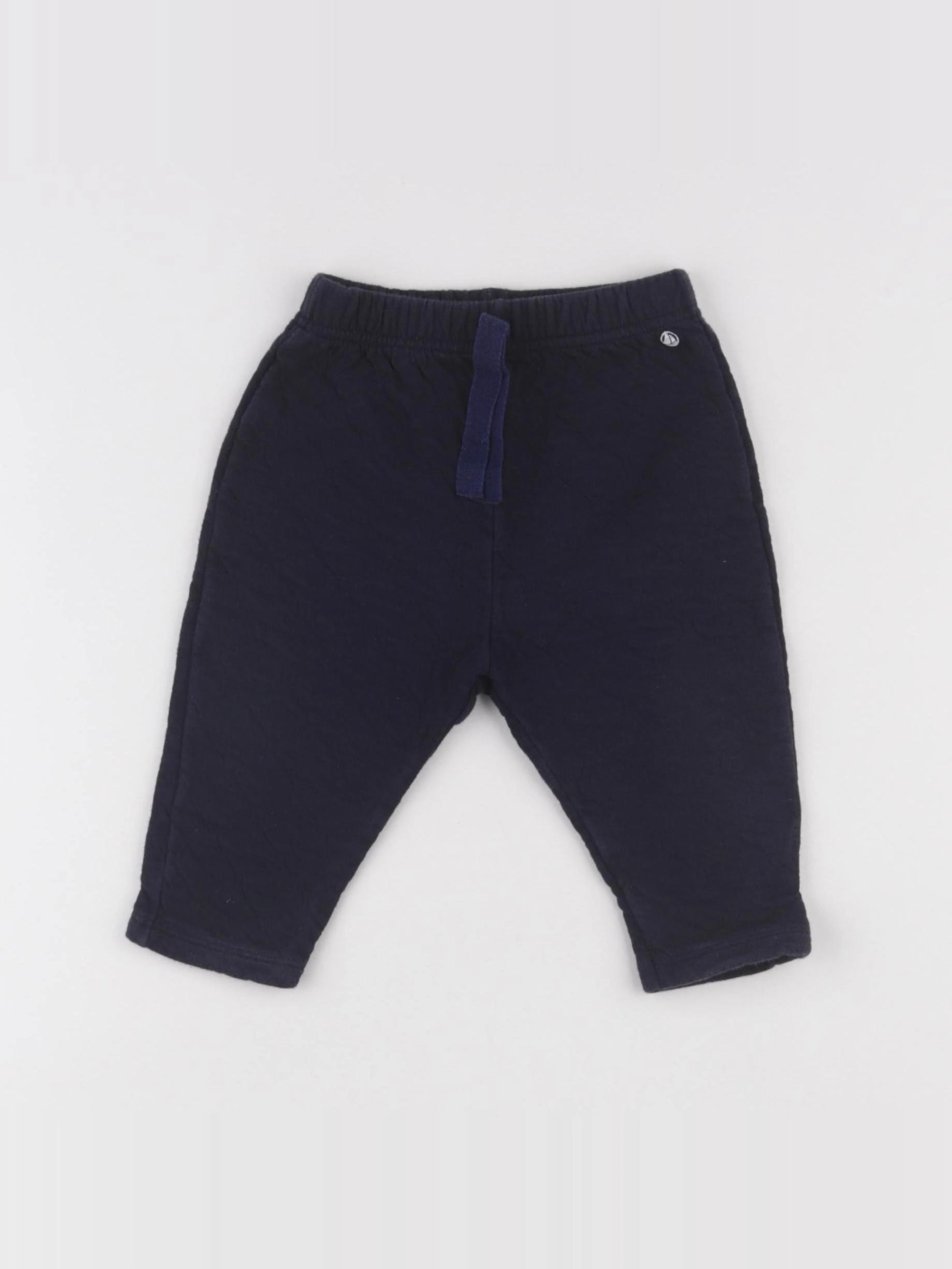 Petit Bateau - pantalon bleu - 12 mois