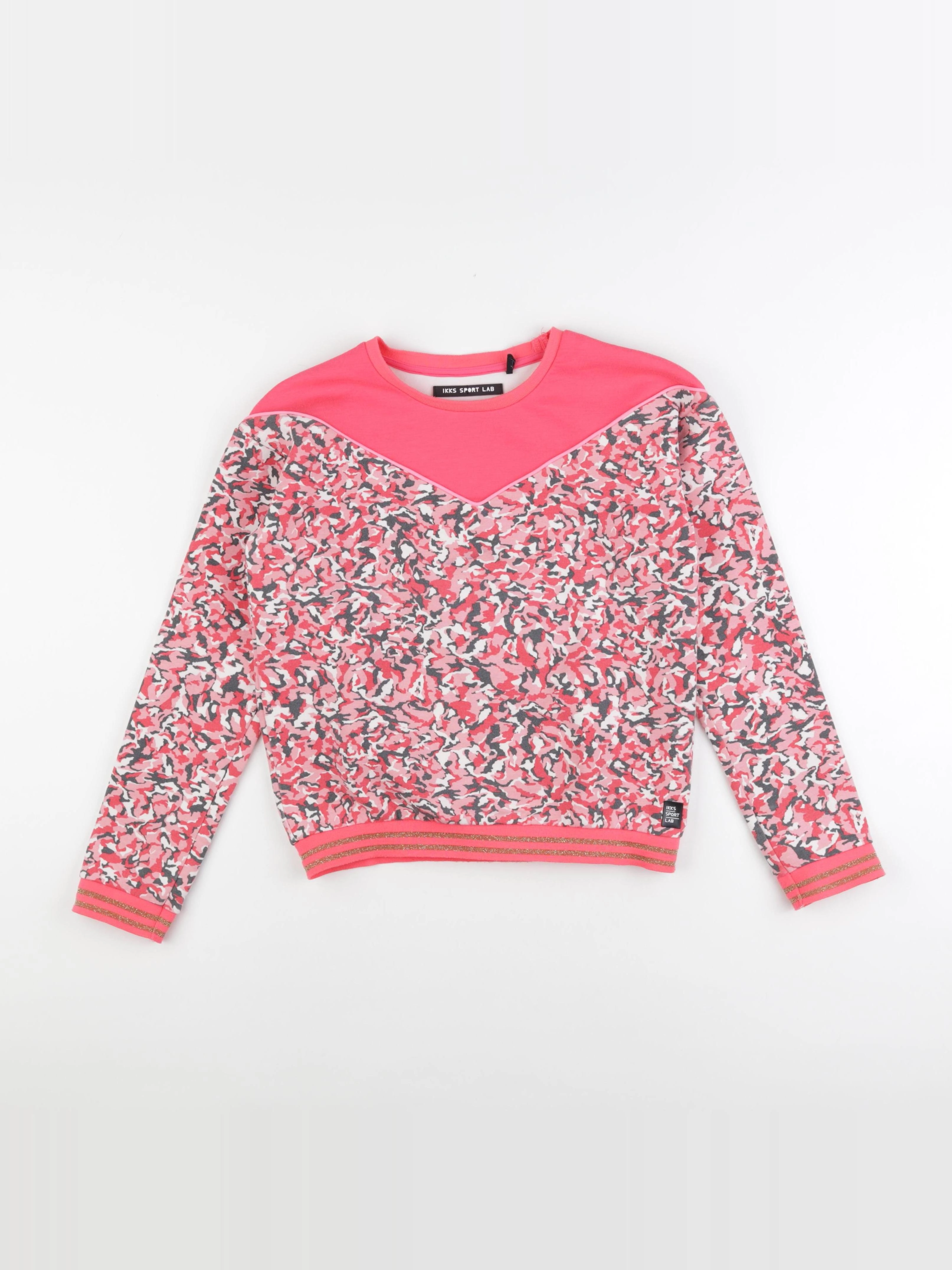 IKKS - sweat rose - 12 ans
