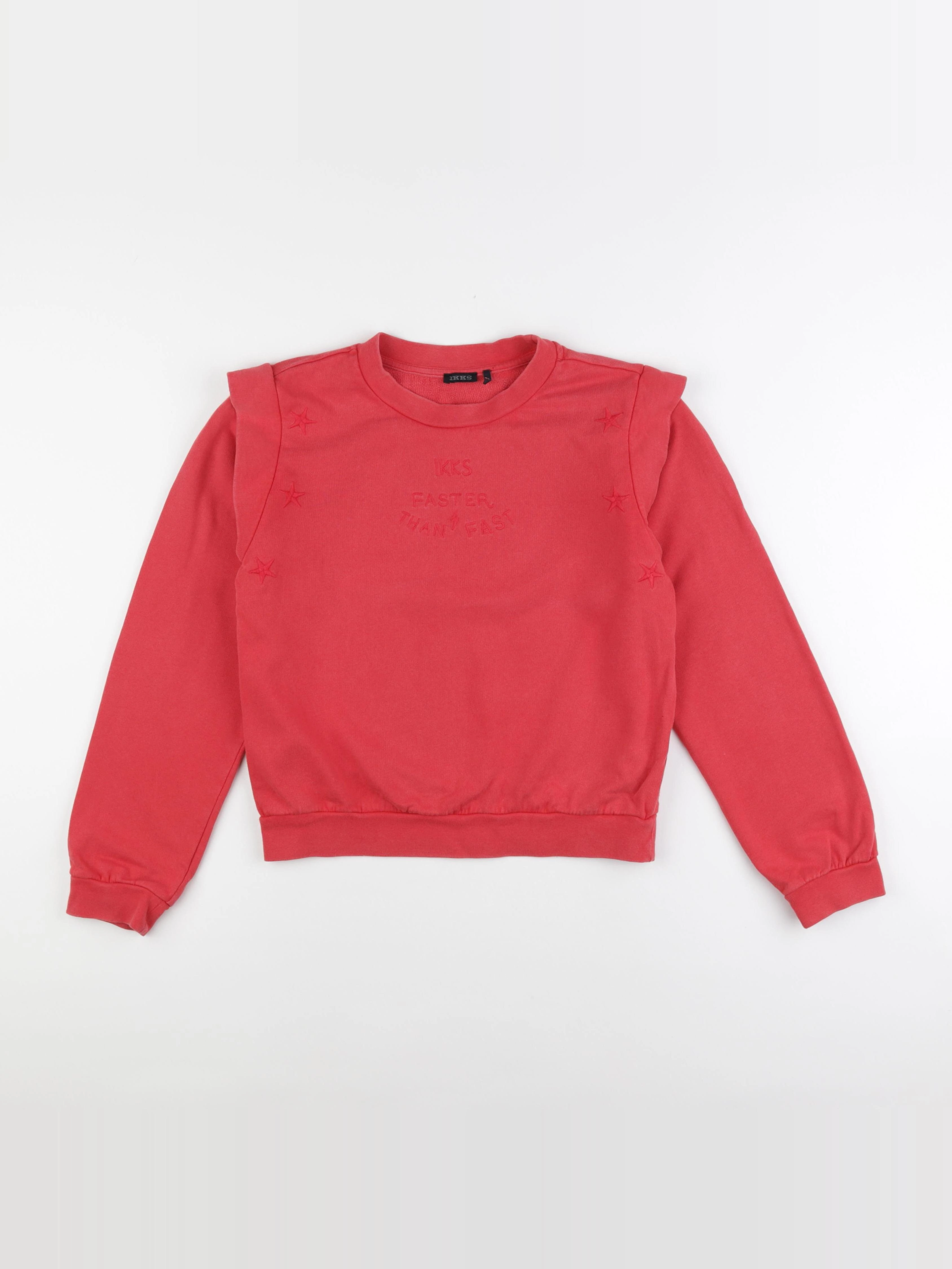 IKKS - sweat rouge - 12 ans