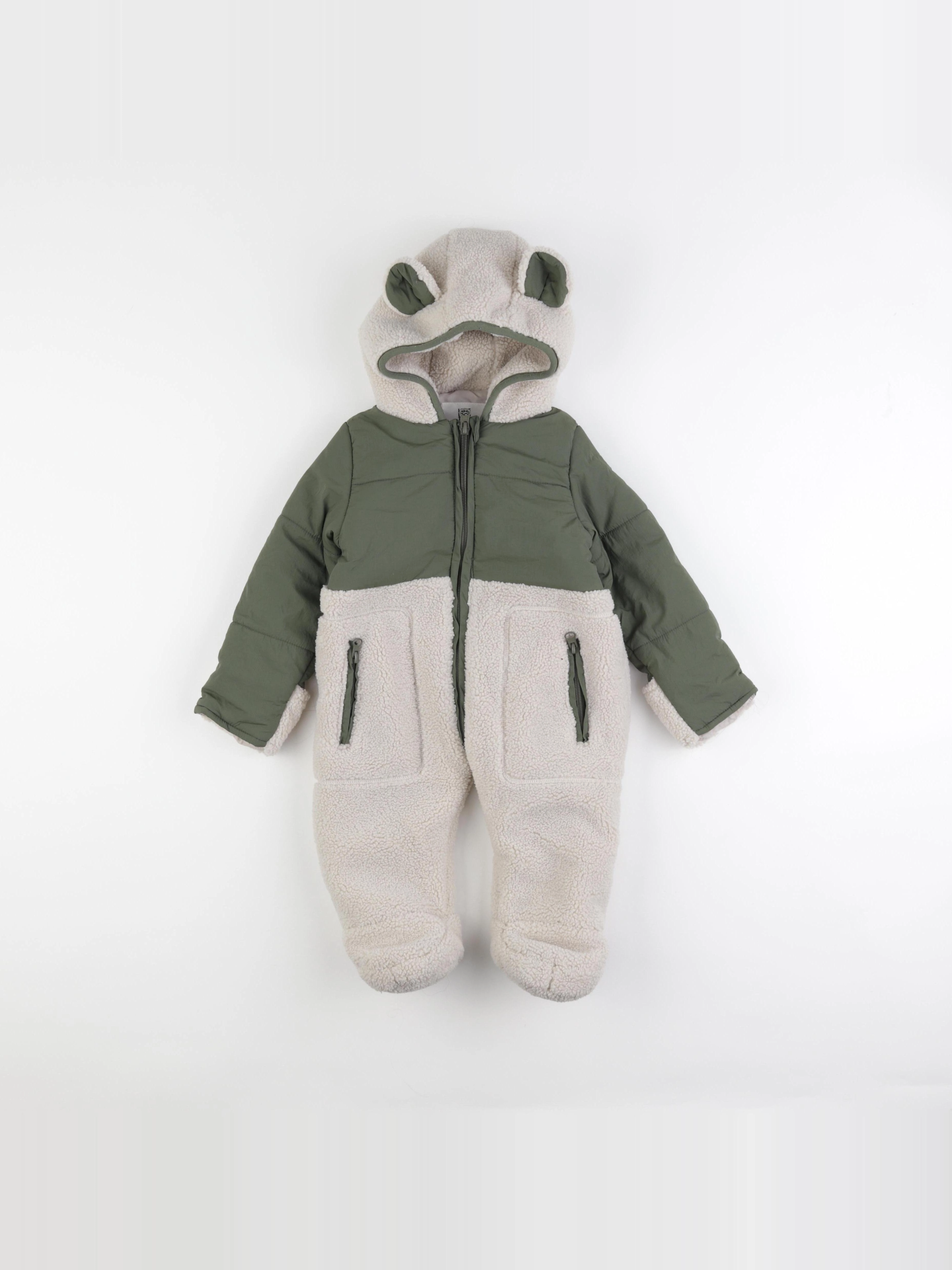 La Redoute - combi-pilote vert, beige - 12 mois