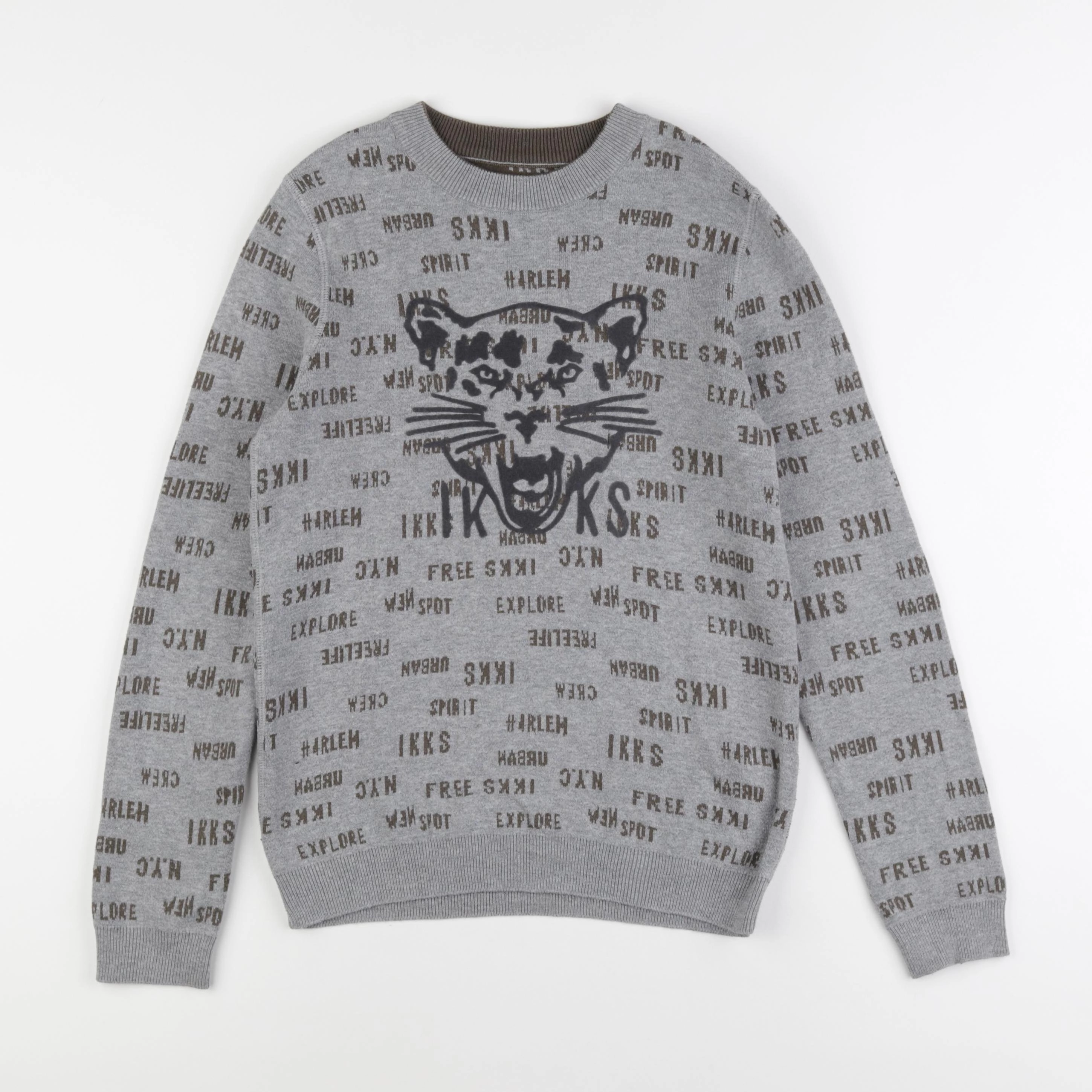 IKKS - pull gris - 12 ans