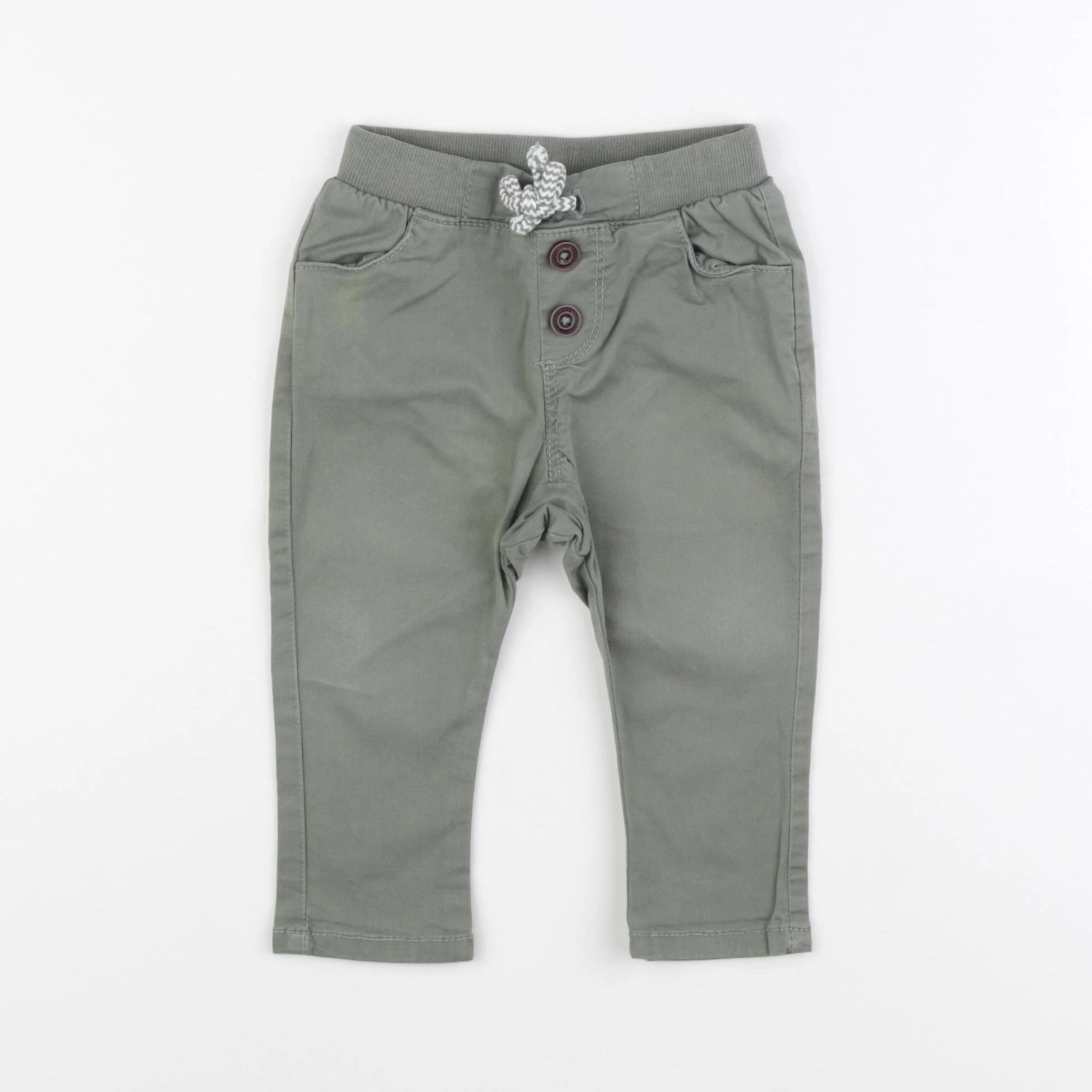 Tape à l'oeil - pantalon vert - 12 mois