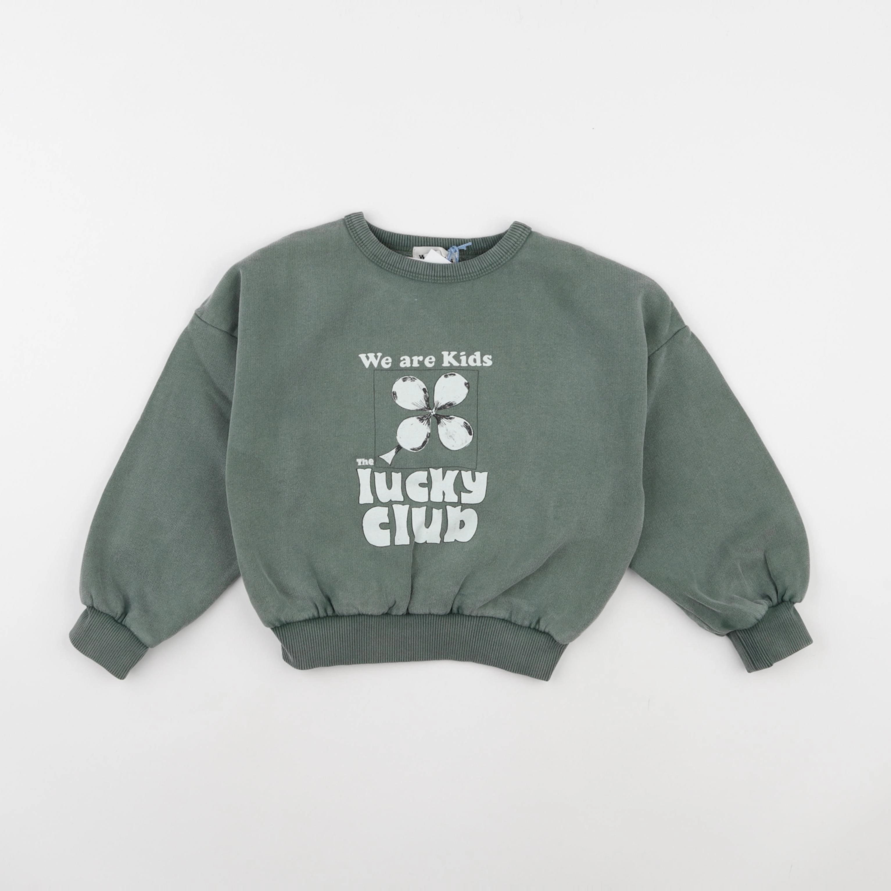 We are kids - Sweat Tony Winter Green - 6/12 mois
