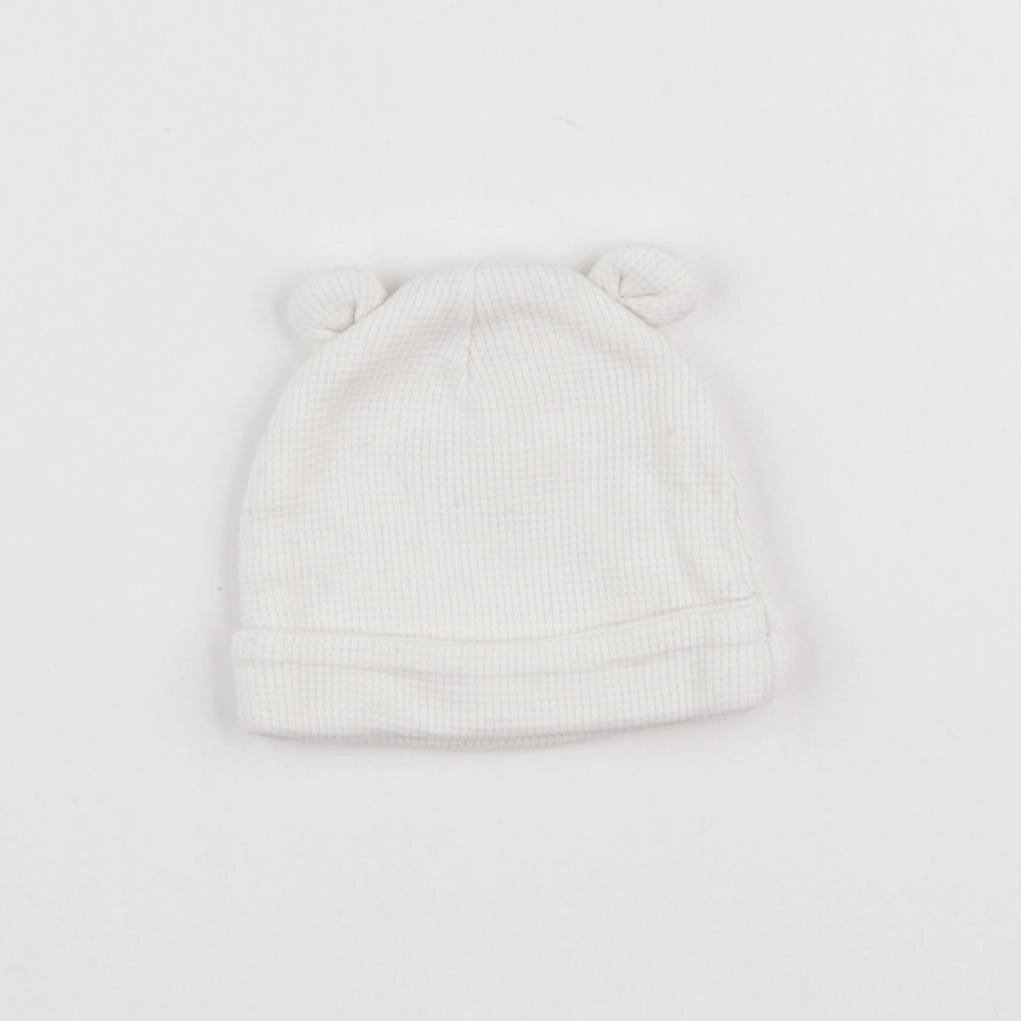 Vertbaudet - bonnet de naissance blanc - 0 mois