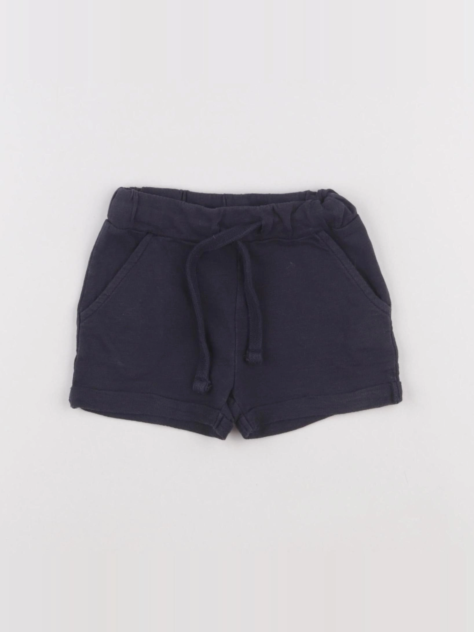 Boutchou - short bleu - 12 mois