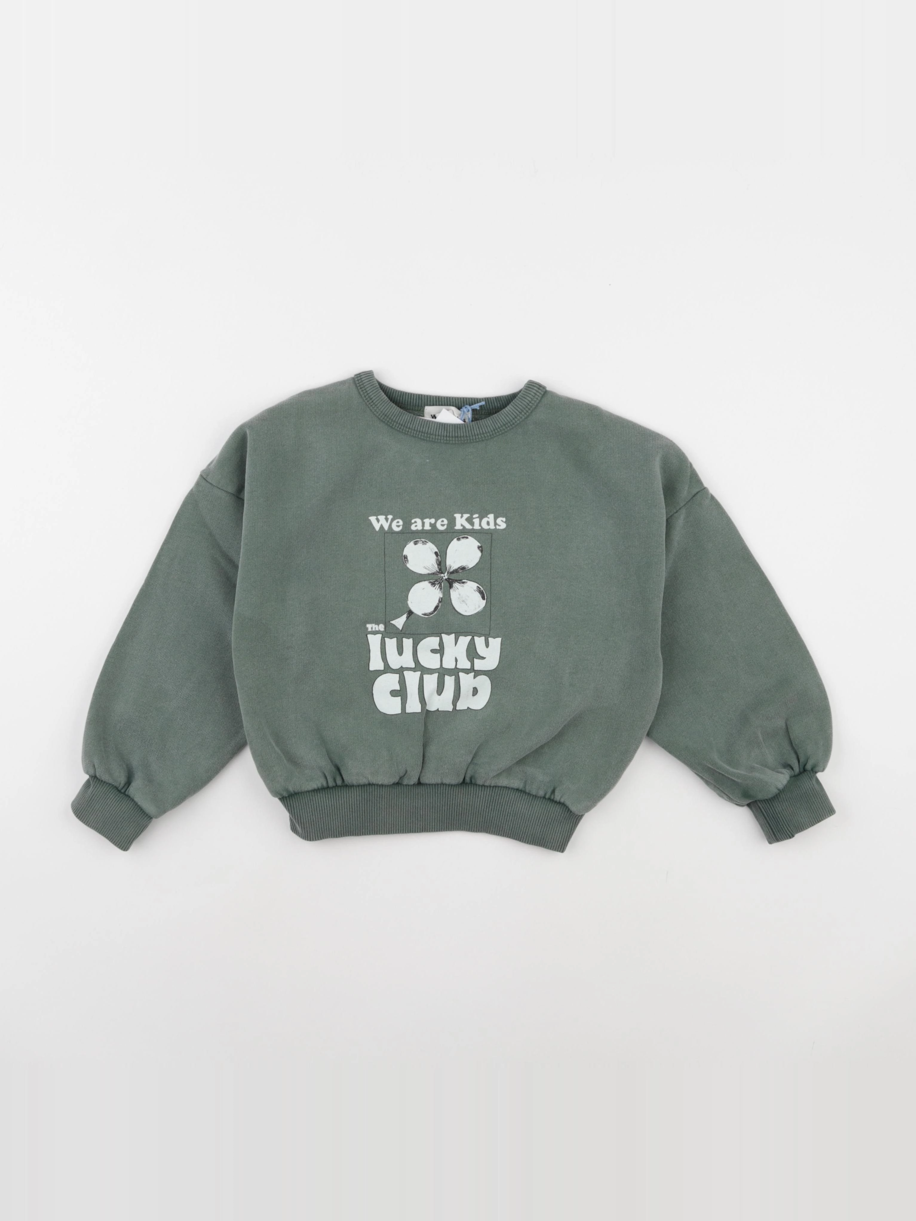 We are kids - Sweat Tony Winter Green - 14/16 ans