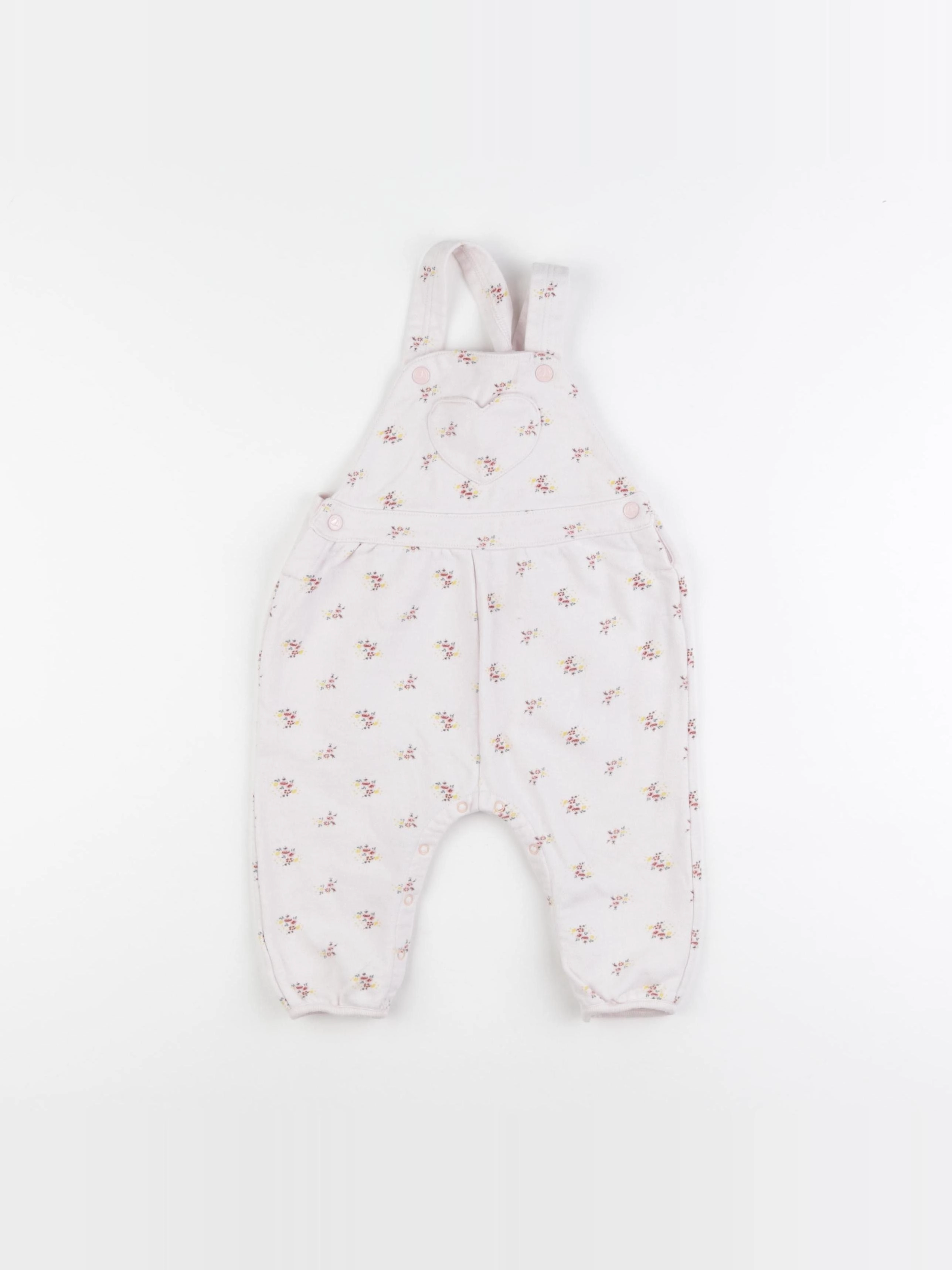 Petit Bateau - salopette rose - 12 mois