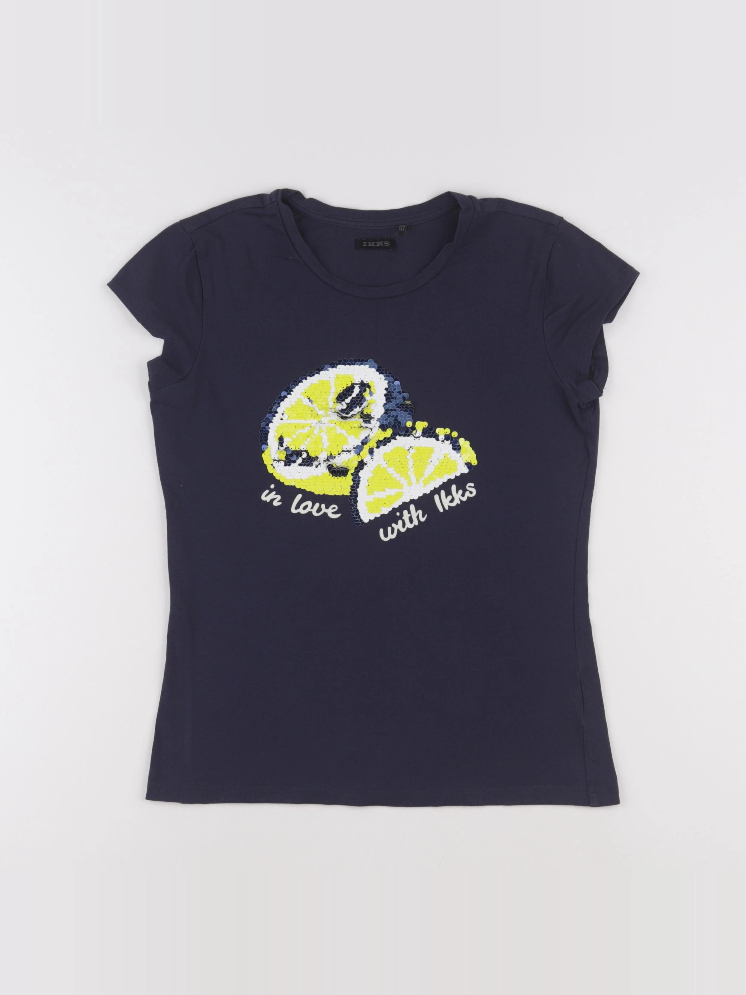 IKKS - tee-shirt bleu - 12 ans