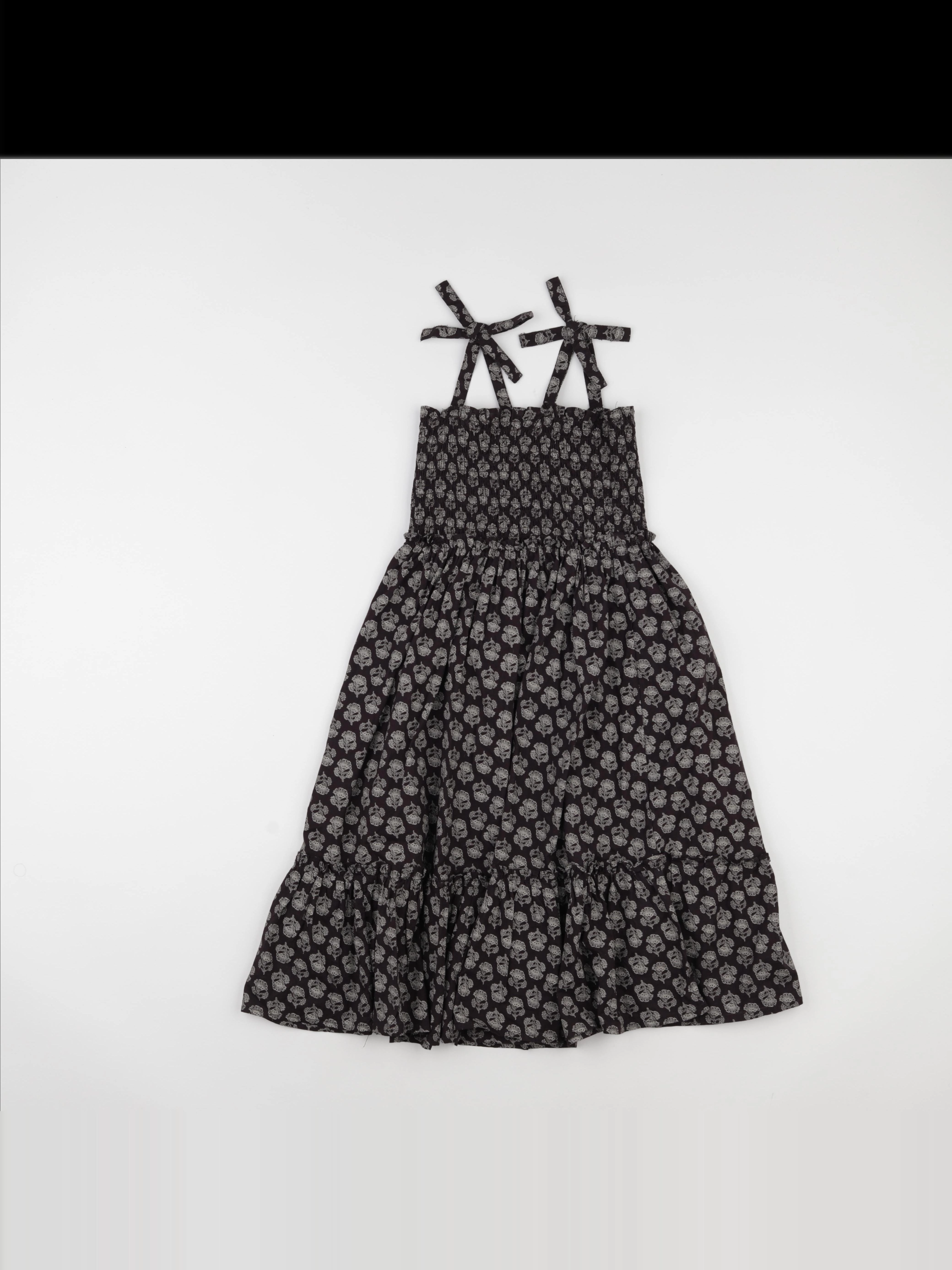 Vertbaudet - robe gris - 7 ans