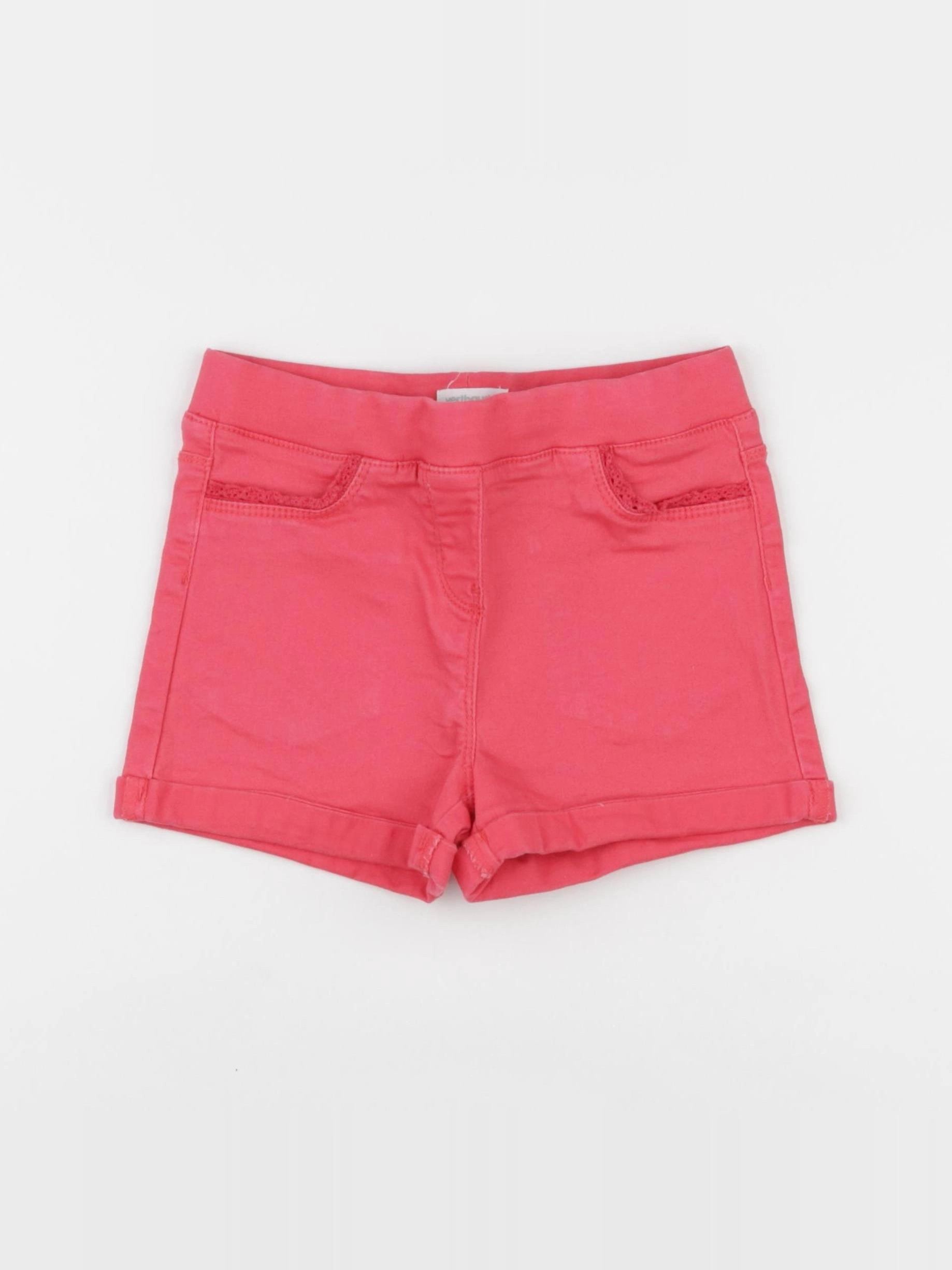 Vertbaudet - short rose - 8 ans