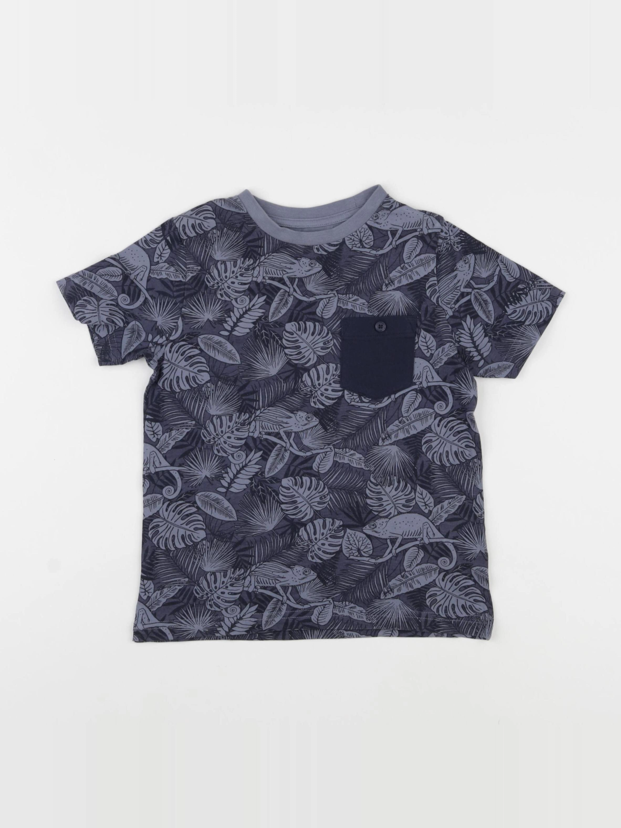 Vertbaudet - tee-shirt bleu - 5 ans