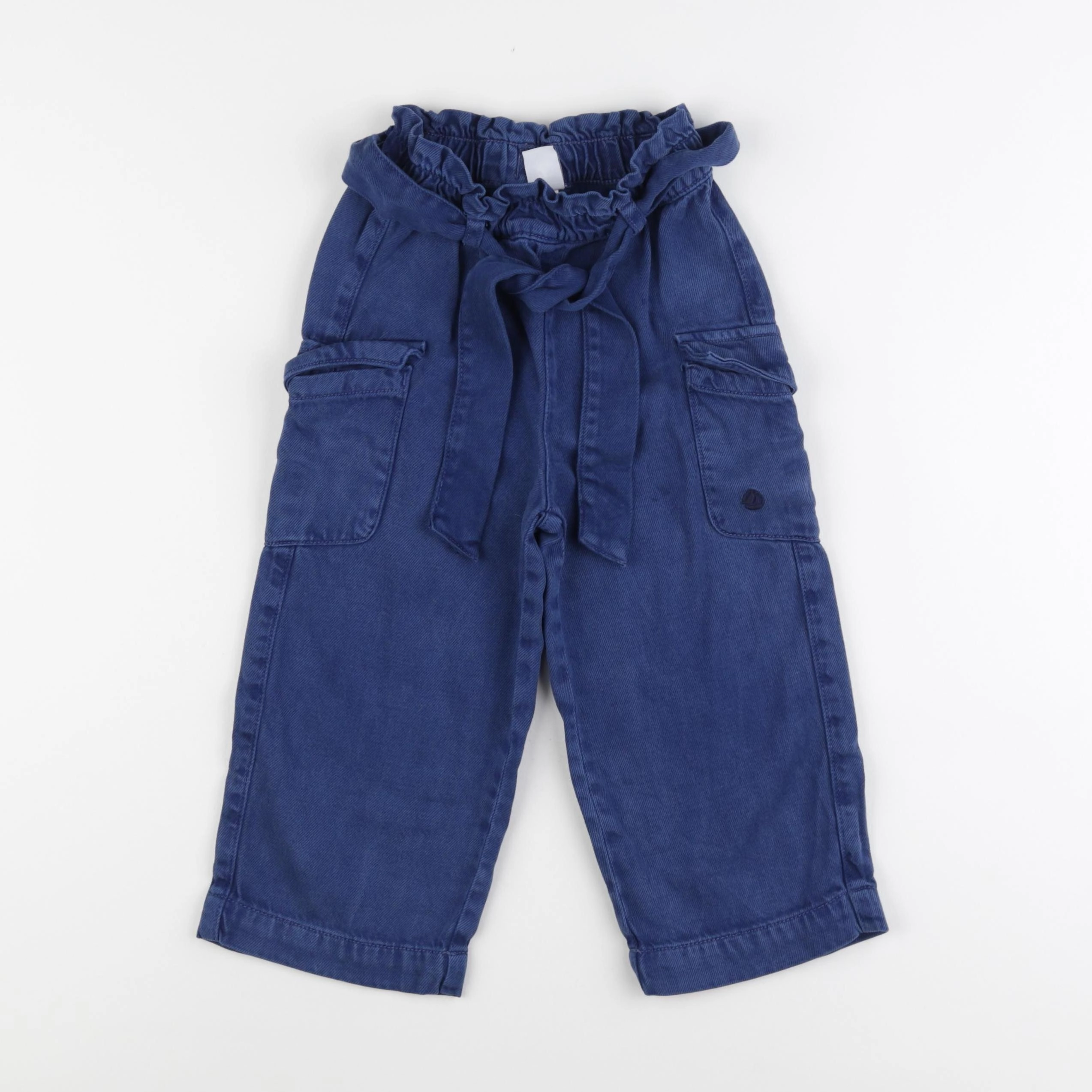 Petit Bateau - pantalon bleu - 4 ans