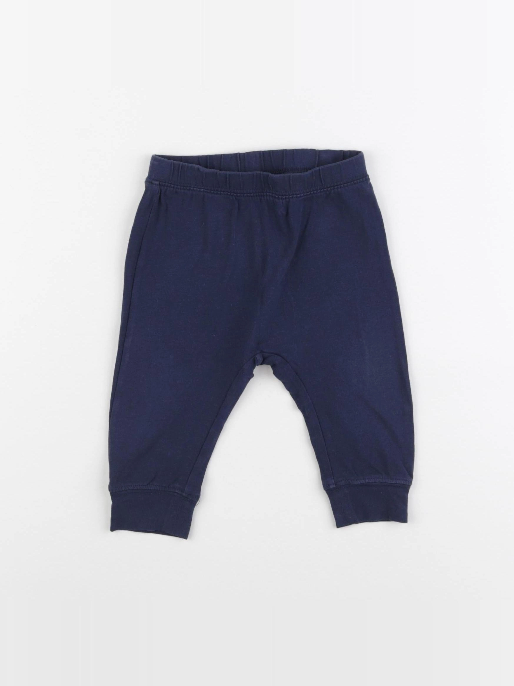 H&M - pantalon bleu - 6 mois