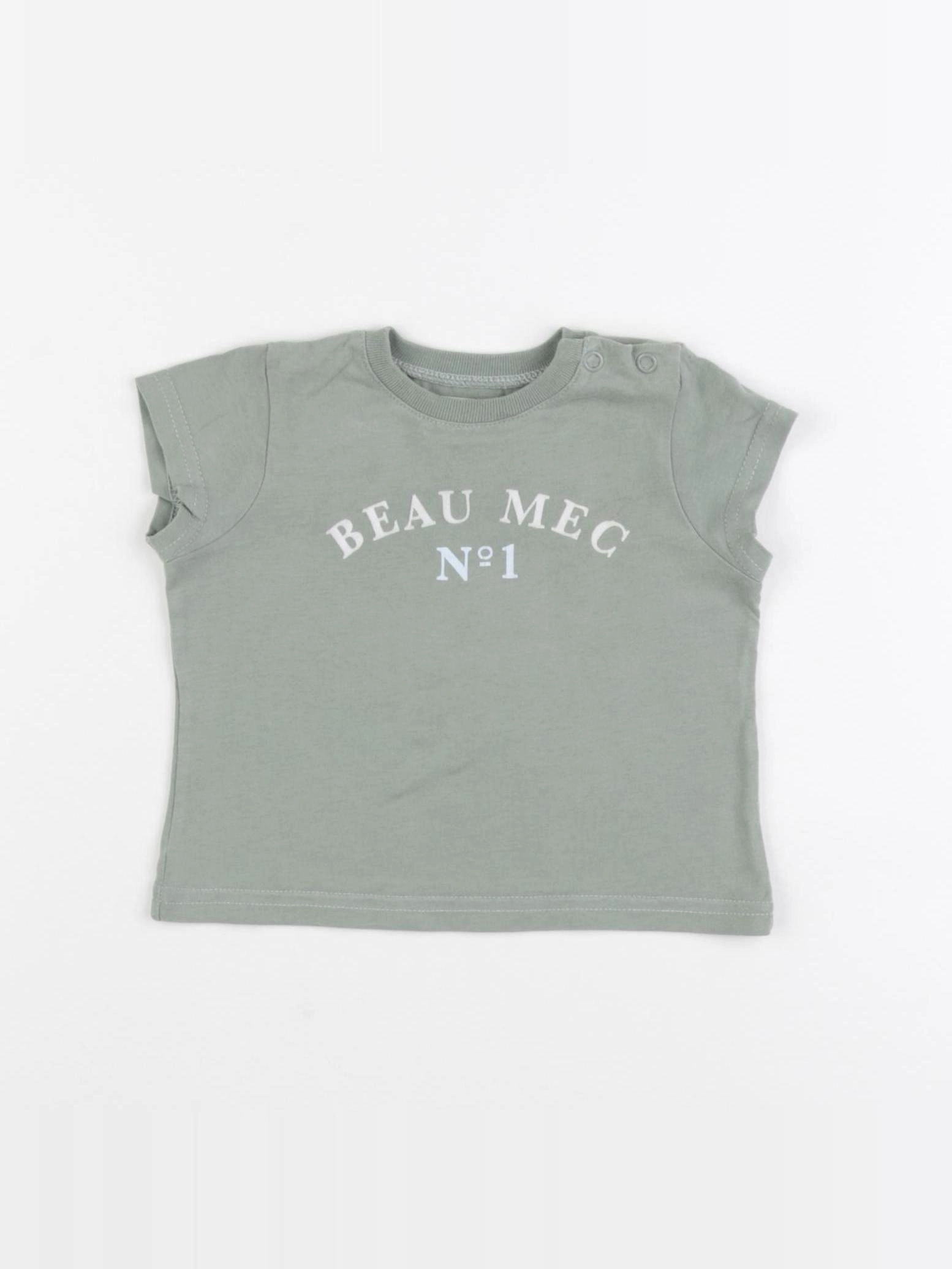 Arsène et les pipelettes - tee-shirt vert - 12 mois