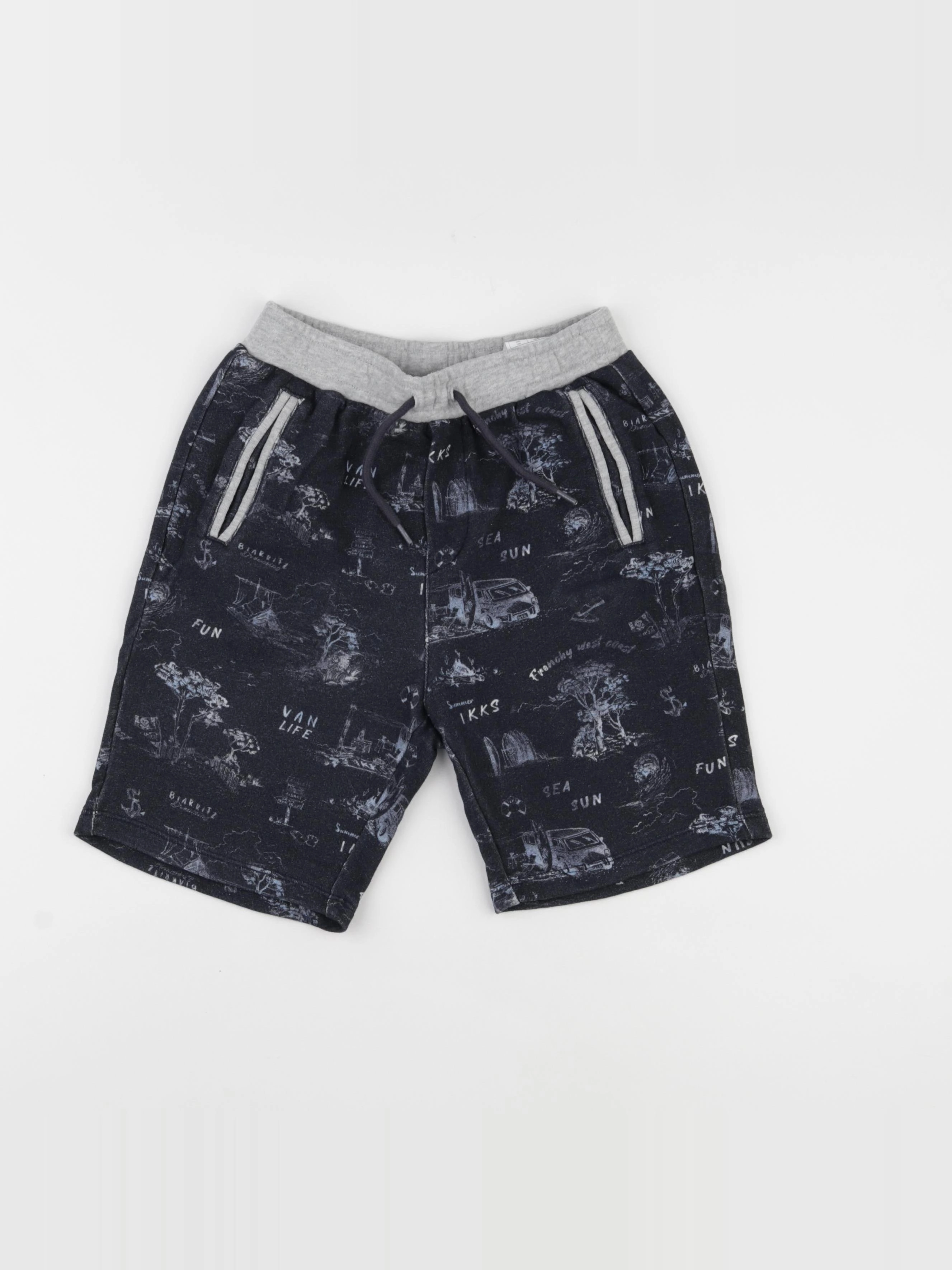 IKKS - short bleu - 10 ans