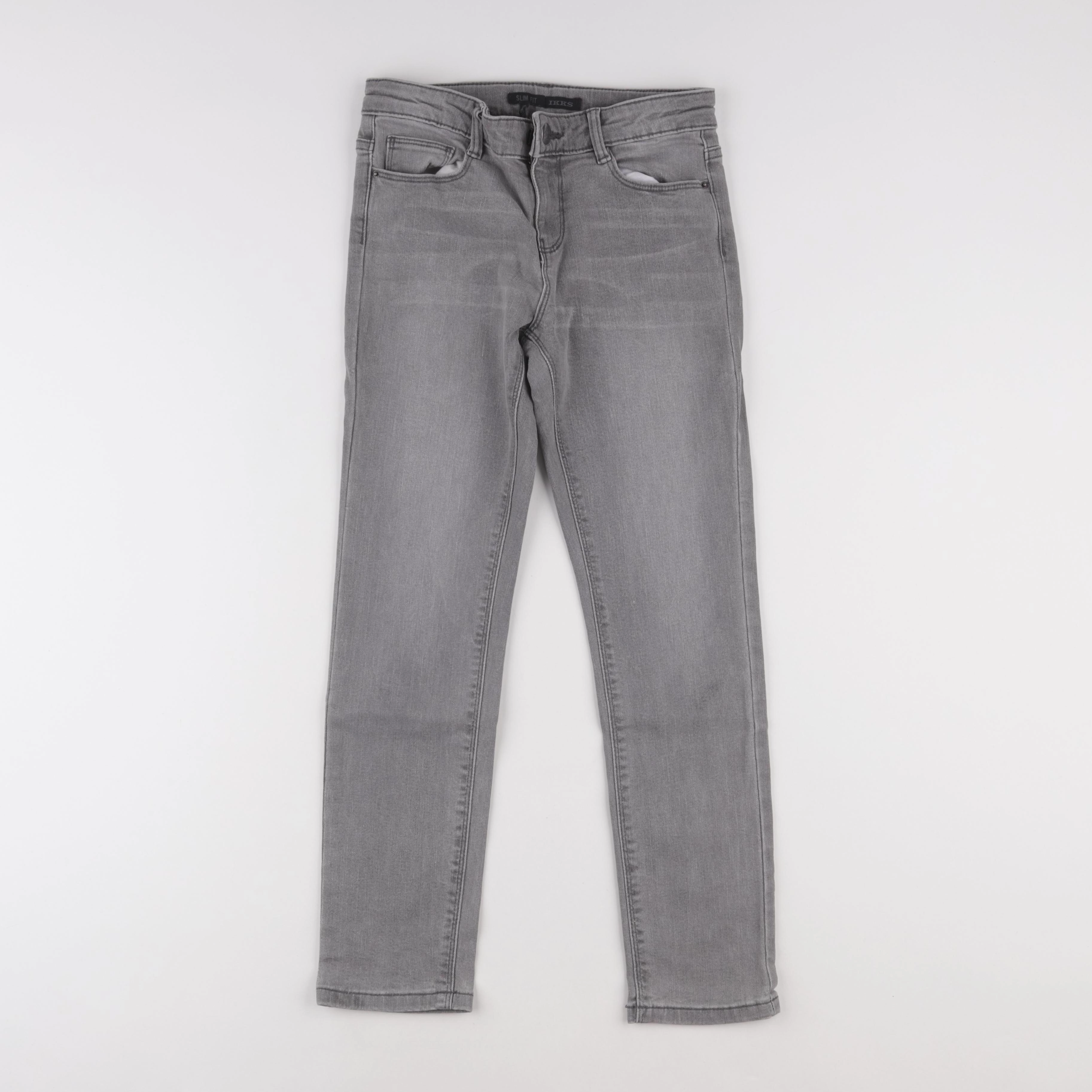 IKKS - jean gris - 10 ans