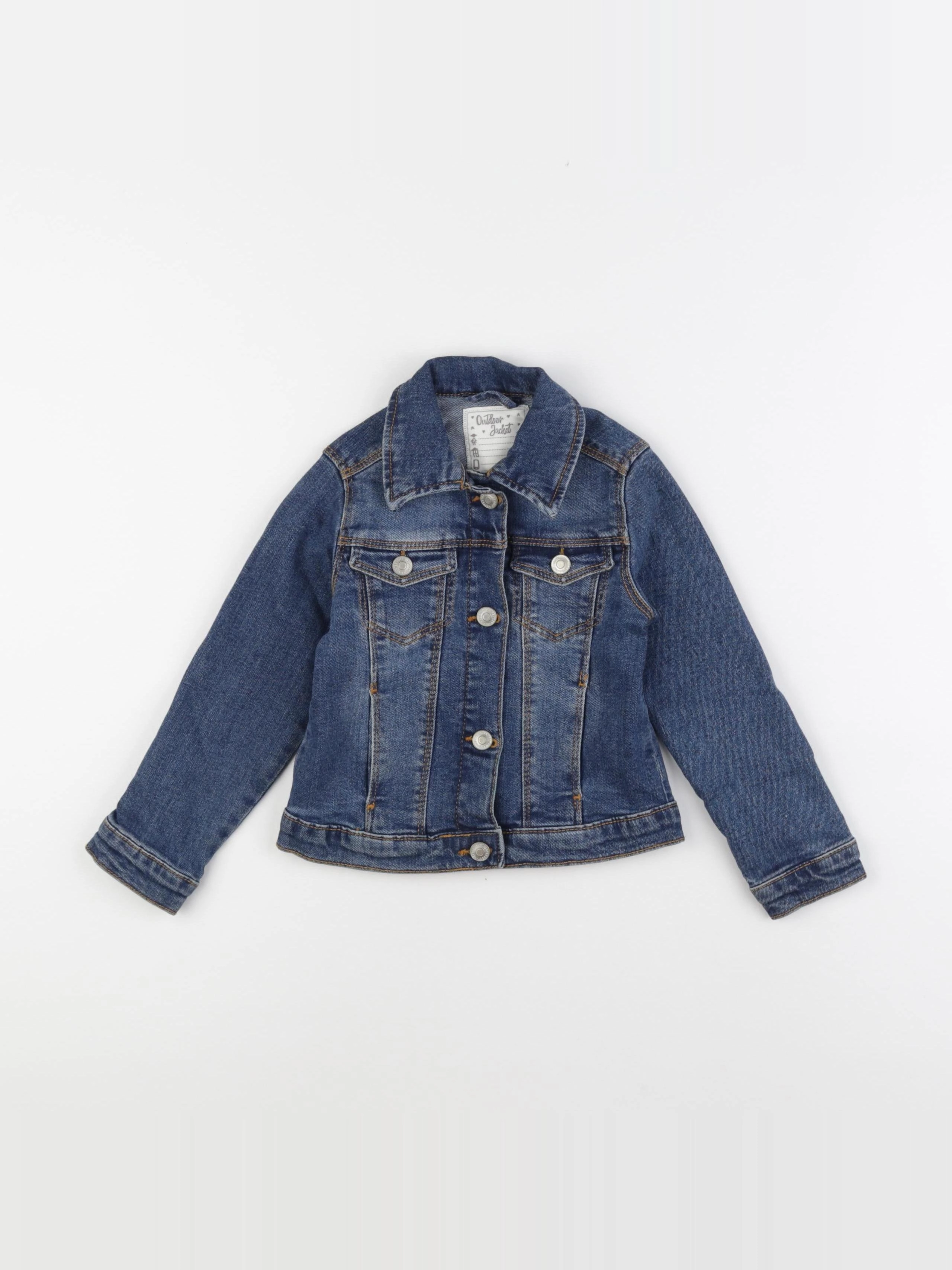 Vertbaudet - veste bleu - 4 ans