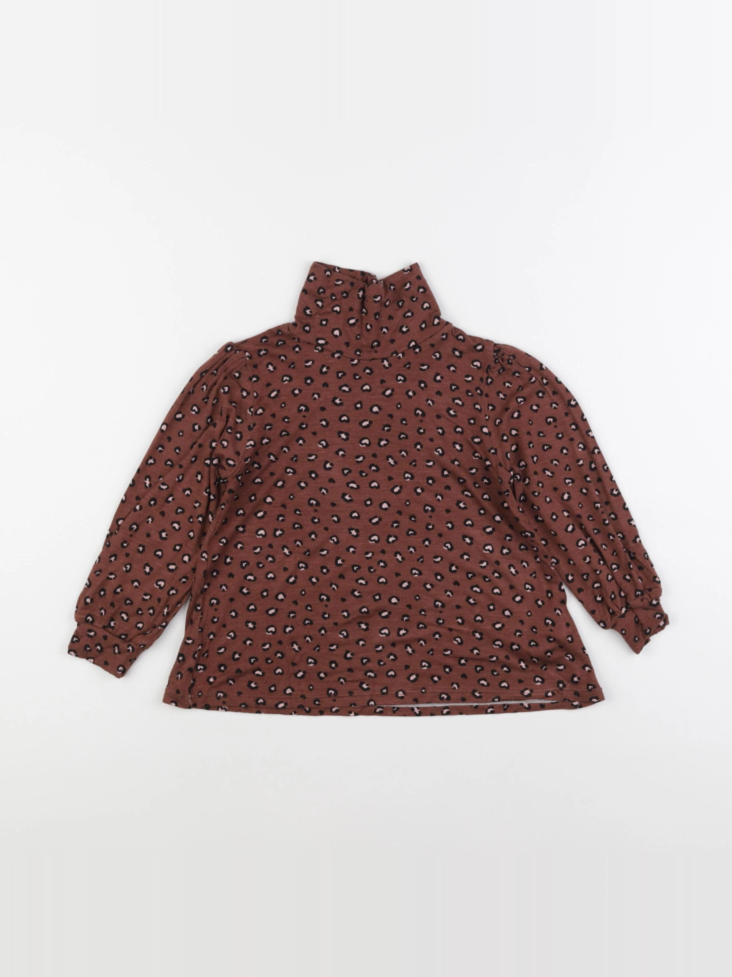 Vertbaudet - sous-pull marron - 4 ans