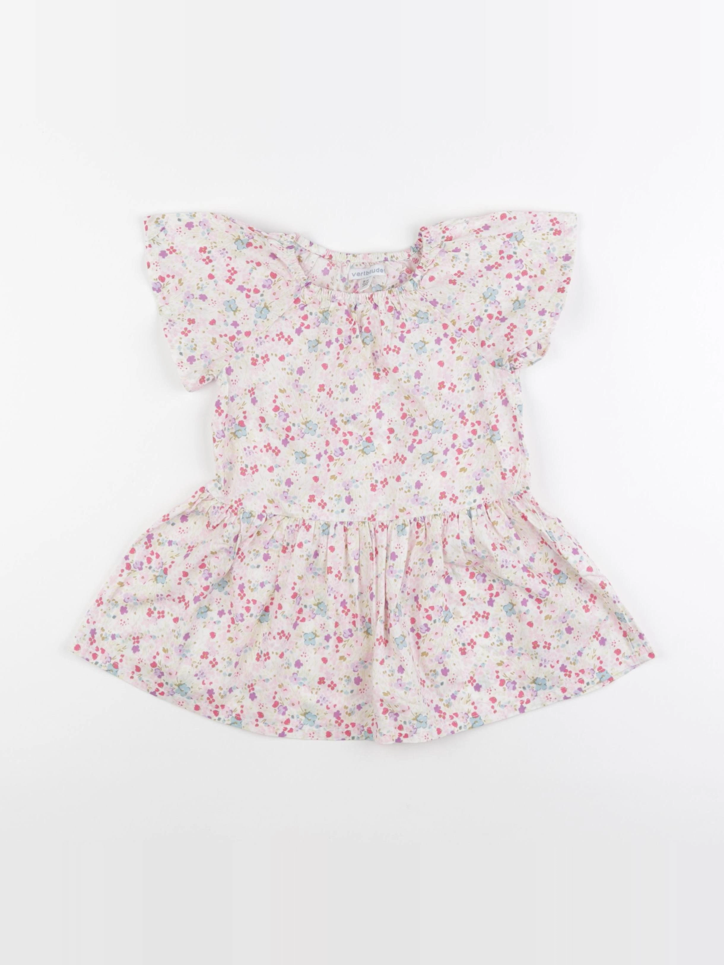 Vertbaudet - robe multicolore - 2 ans