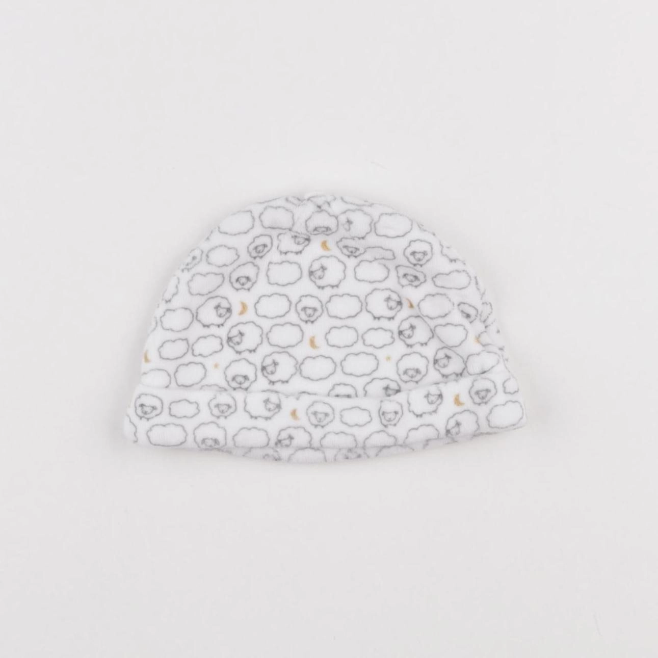 Vertbaudet - bonnet de naissance blanc - 0 mois