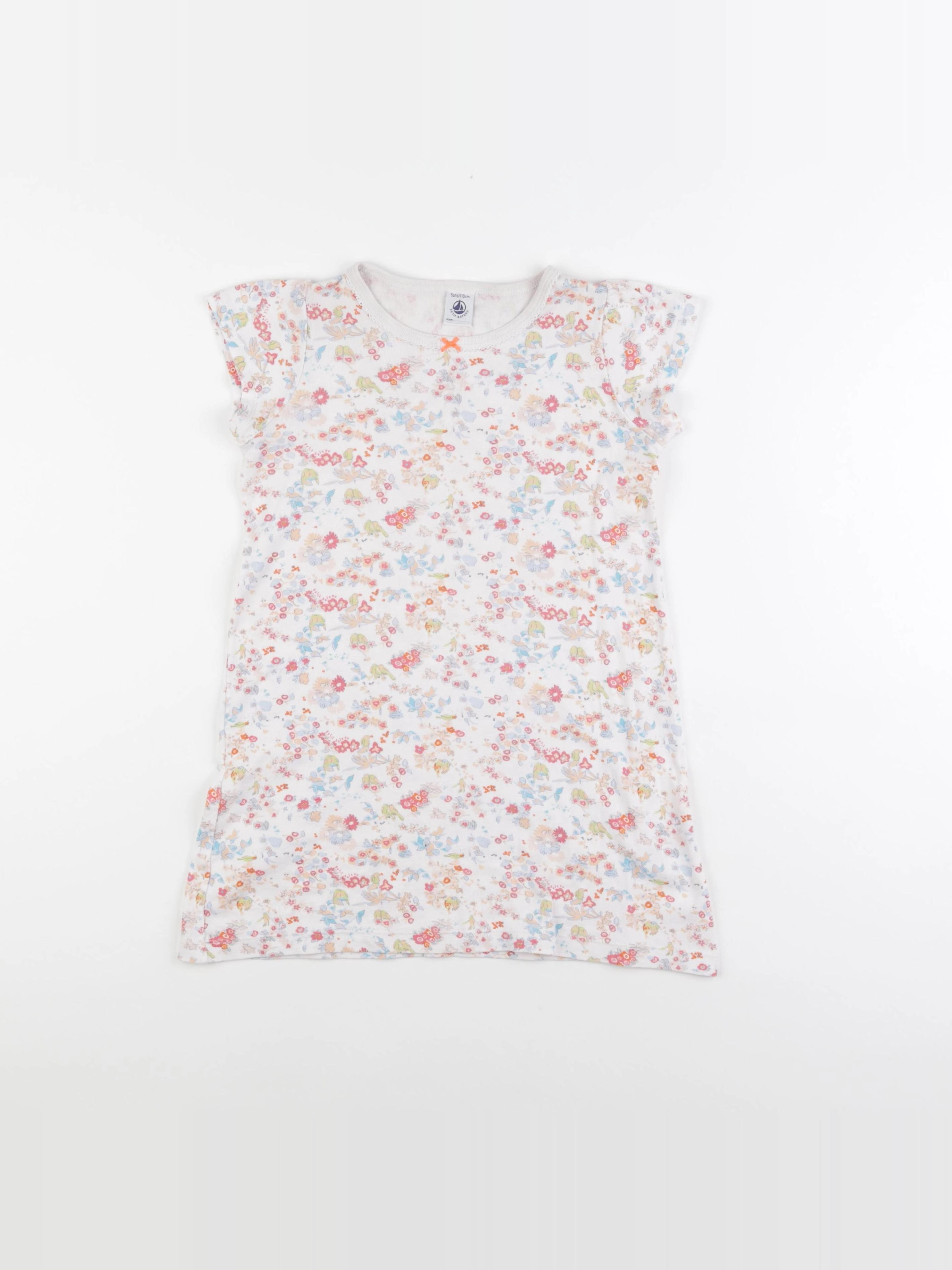 Petit Bateau - chemise de nuit coton multicolore - 5 ans