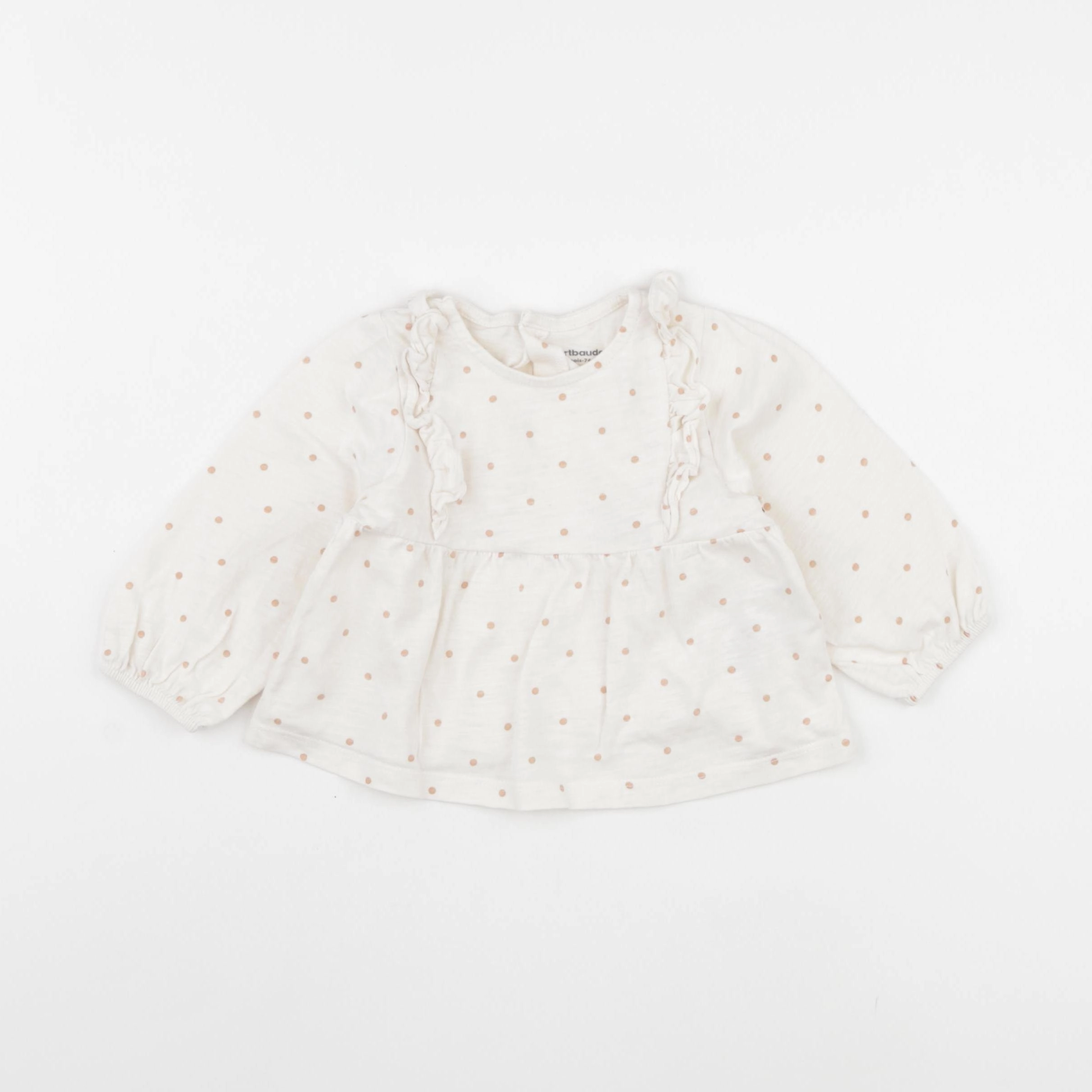 Vertbaudet - tee-shirt blanc - 12 mois