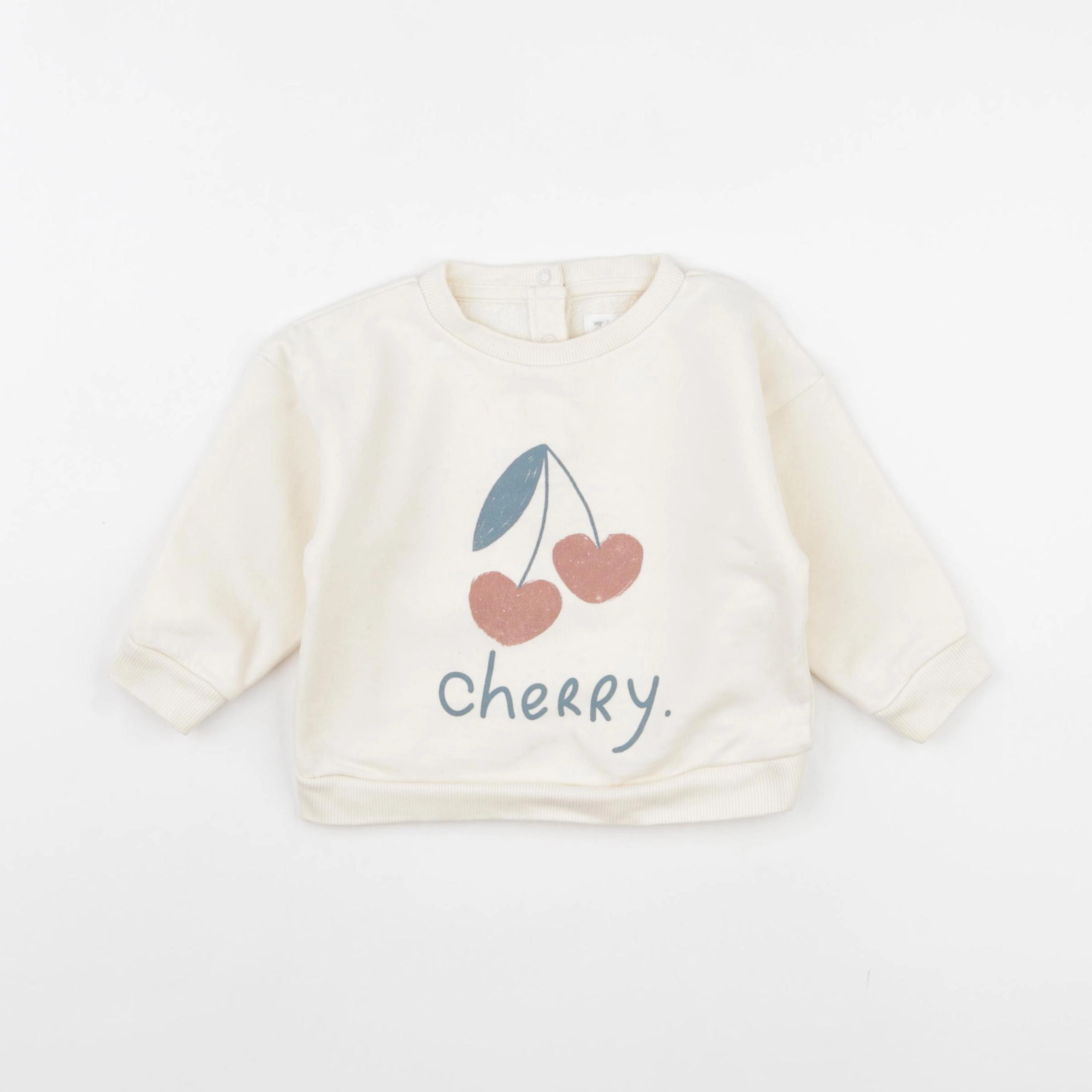 Vertbaudet - sweat beige - 18 mois