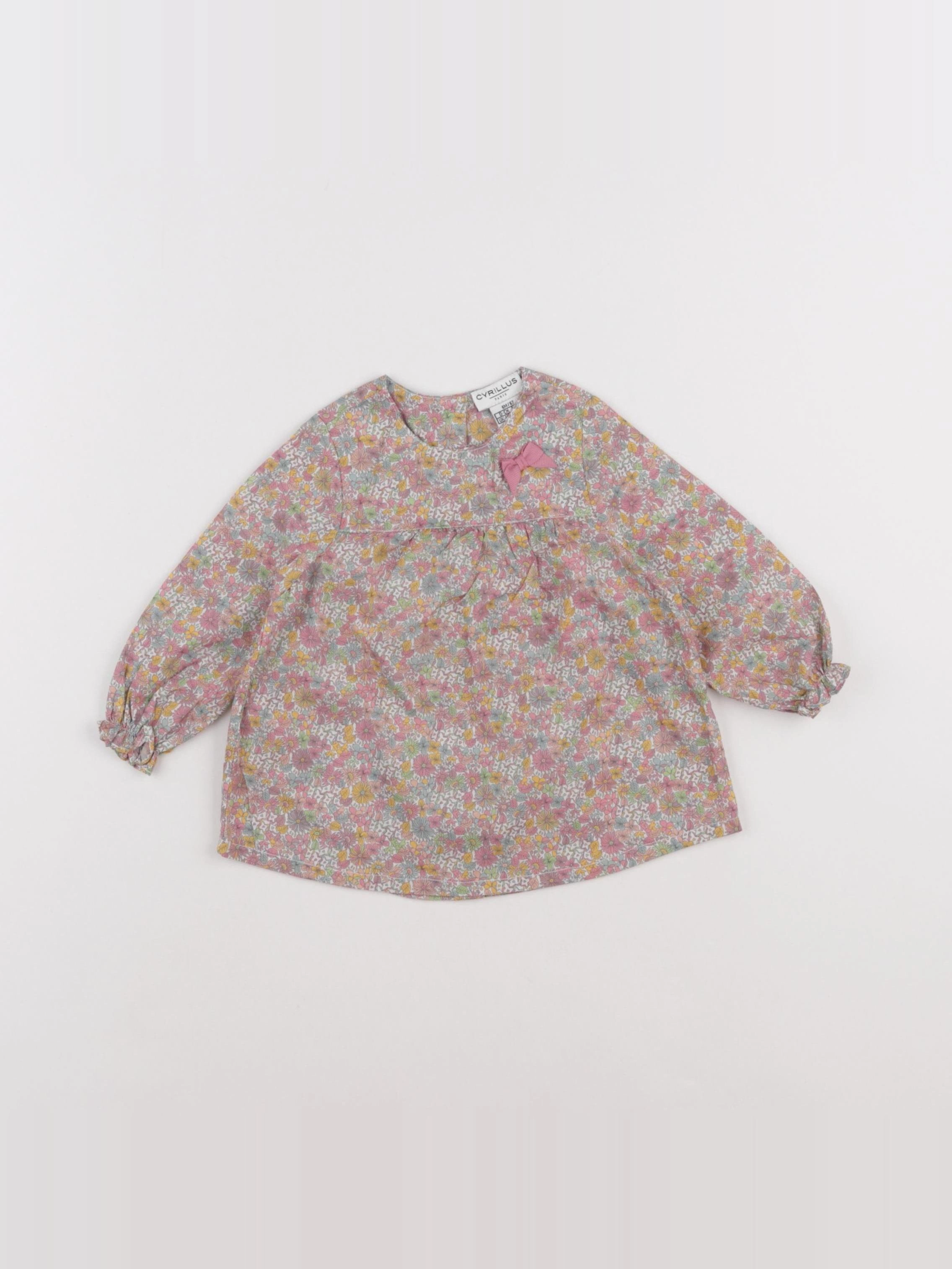 Cyrillus - blouse rose - 6 mois