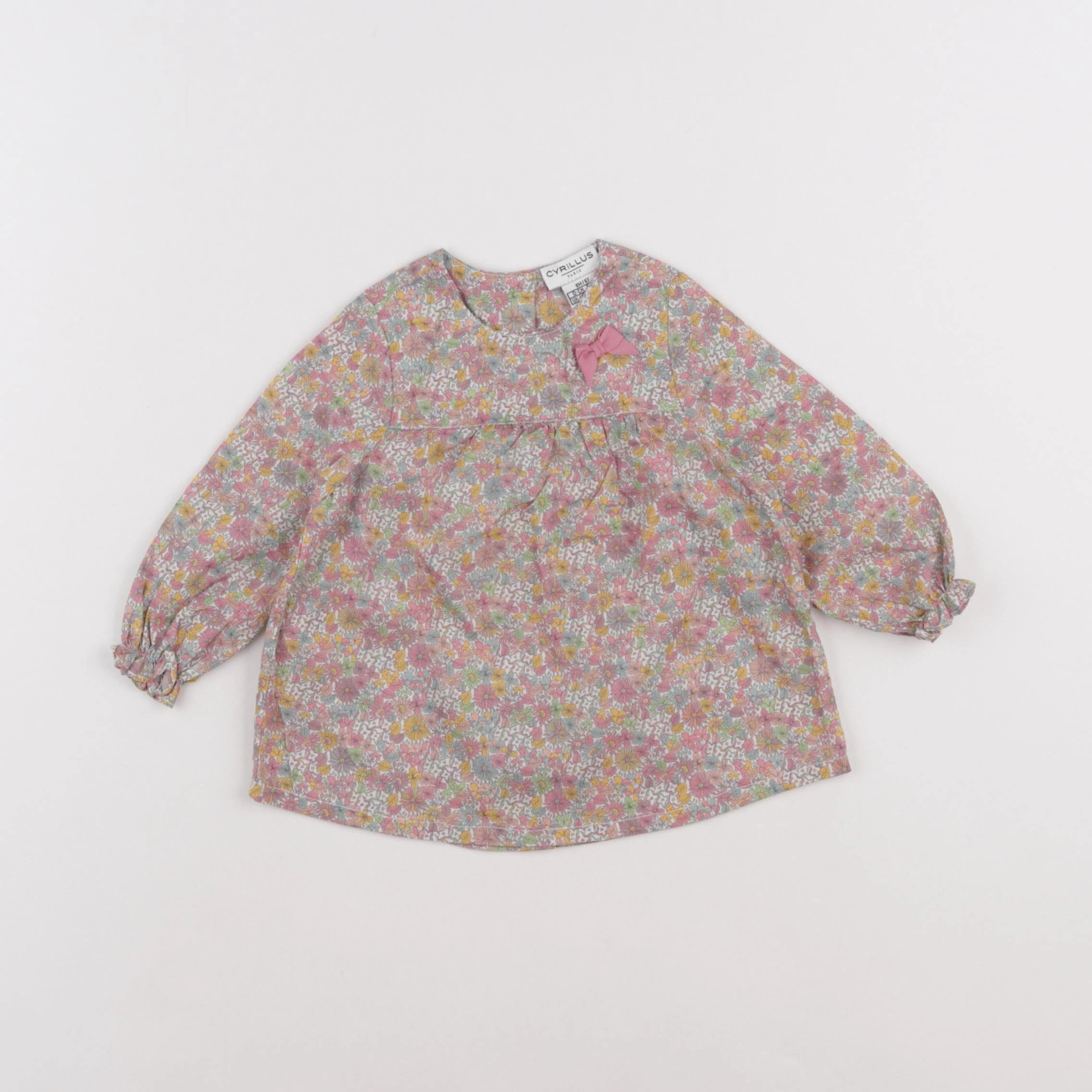 Cyrillus - blouse rose - 6 mois