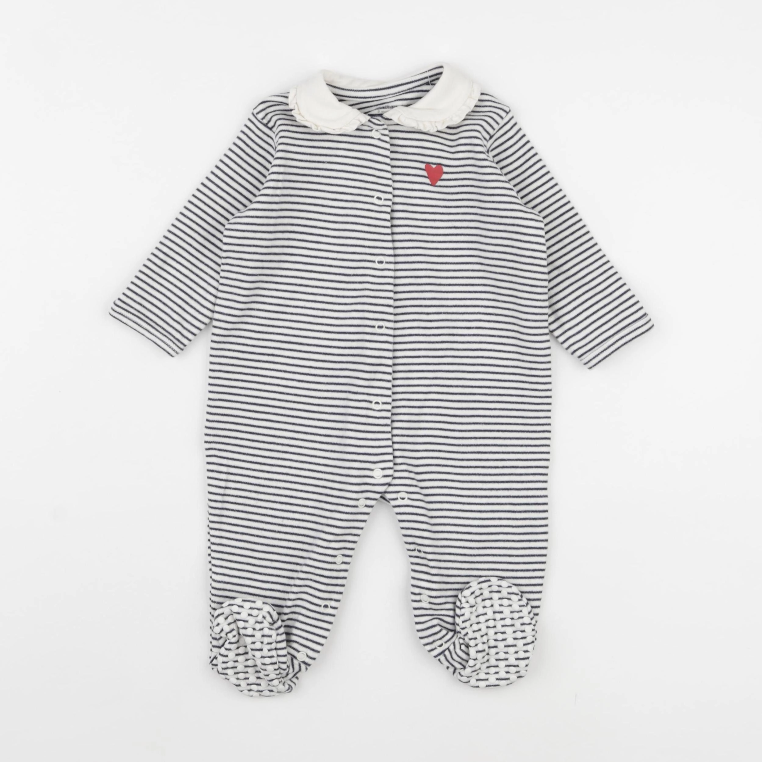 Vertbaudet - pyjama coton bleu - 9 mois
