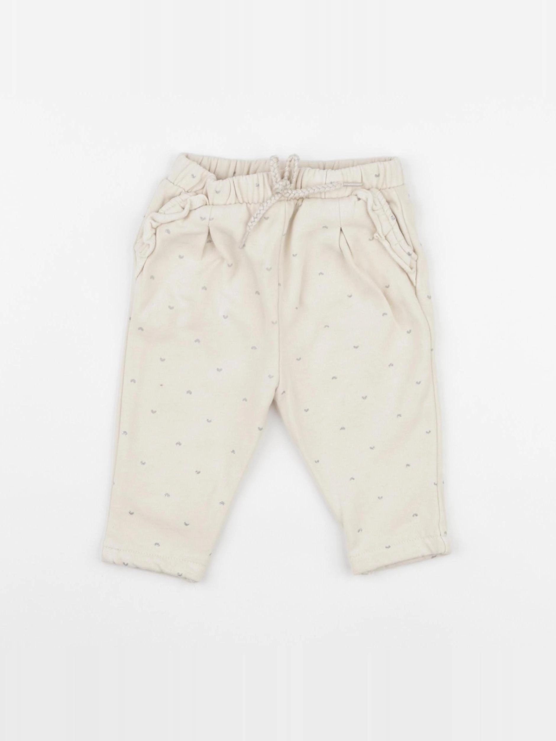 Vertbaudet - jogging beige - 9 mois