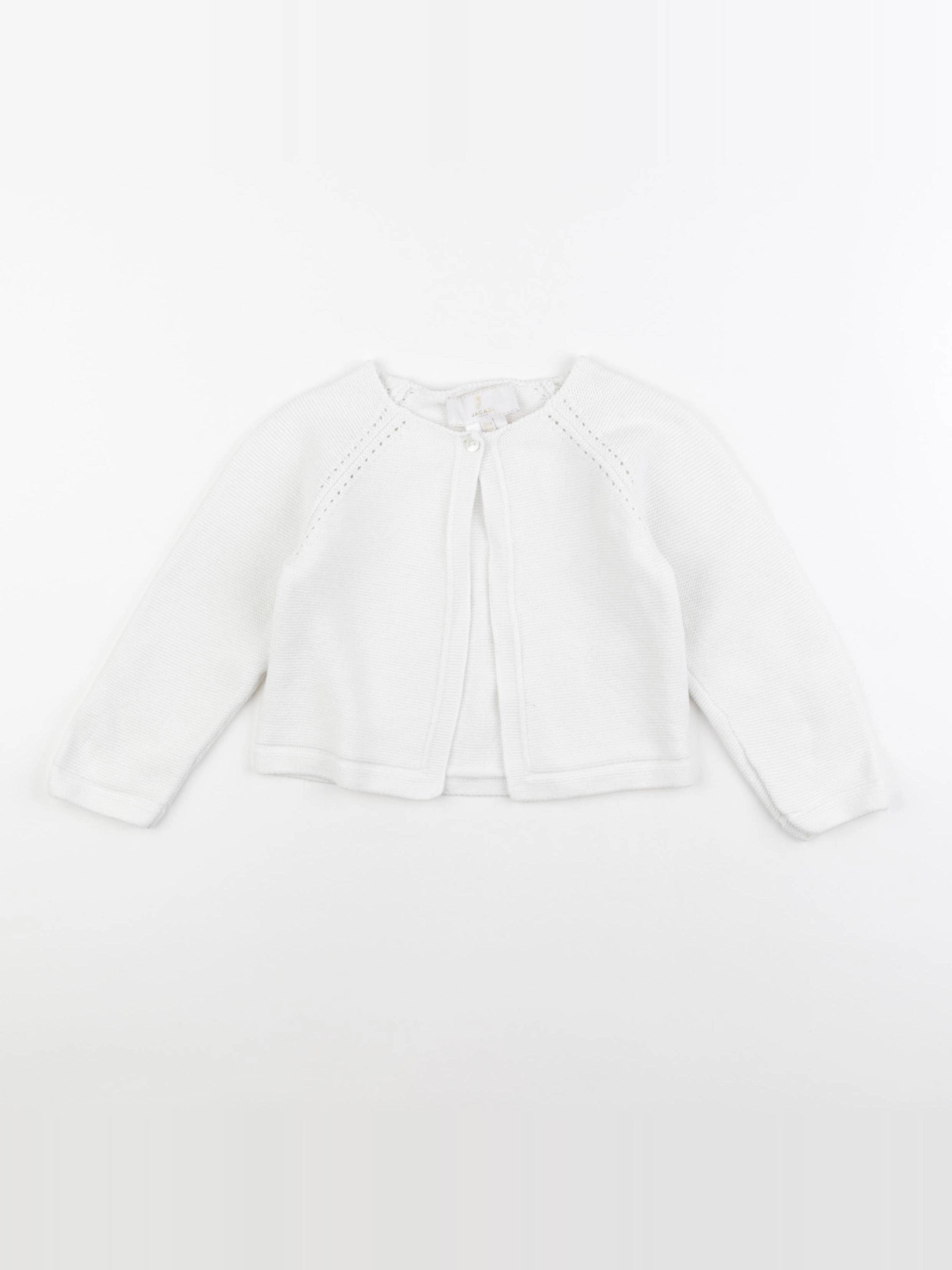 Jacadi - gilet blanc - 36 mois