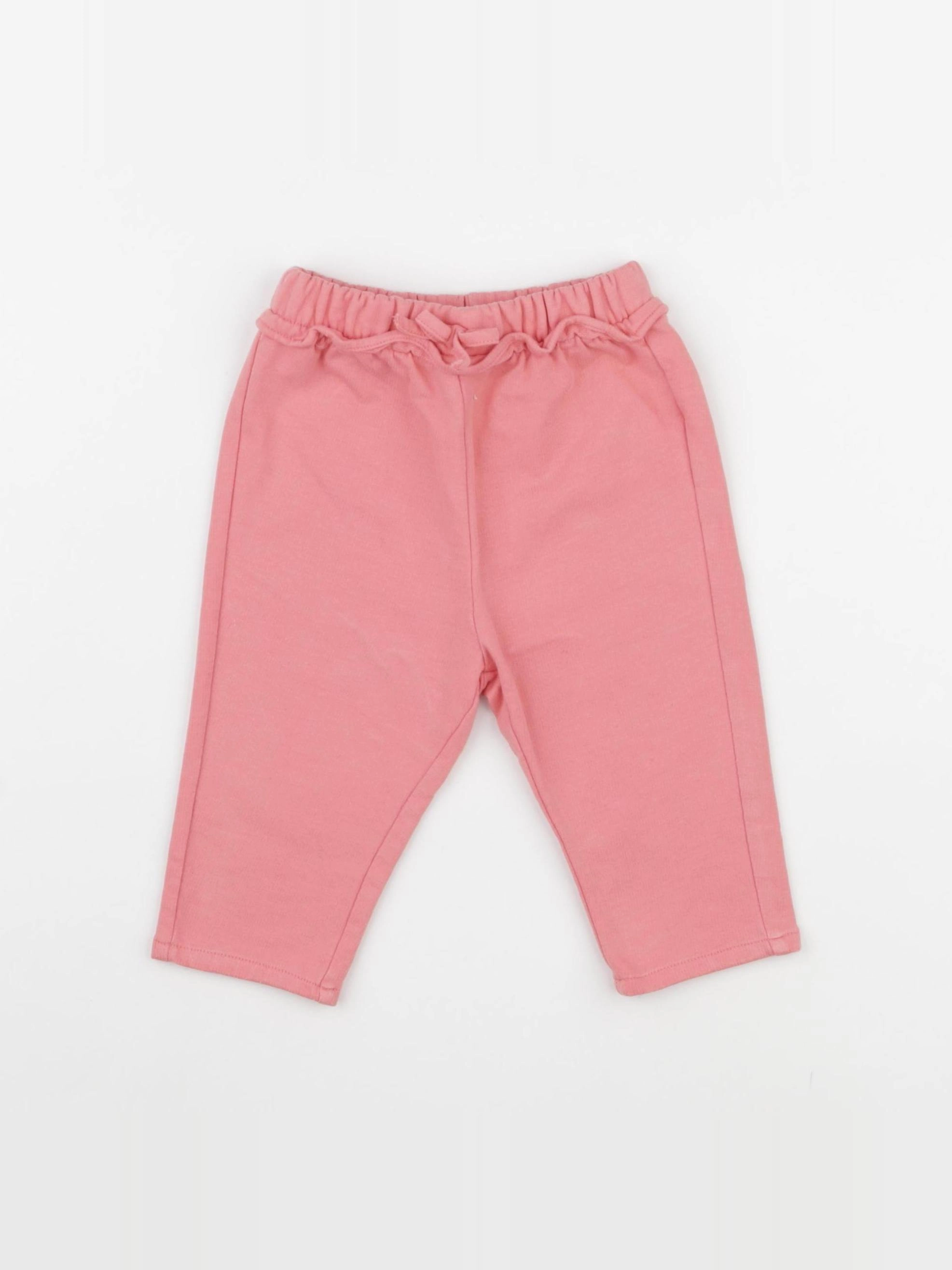 Vertbaudet - jogging rose - 9 mois