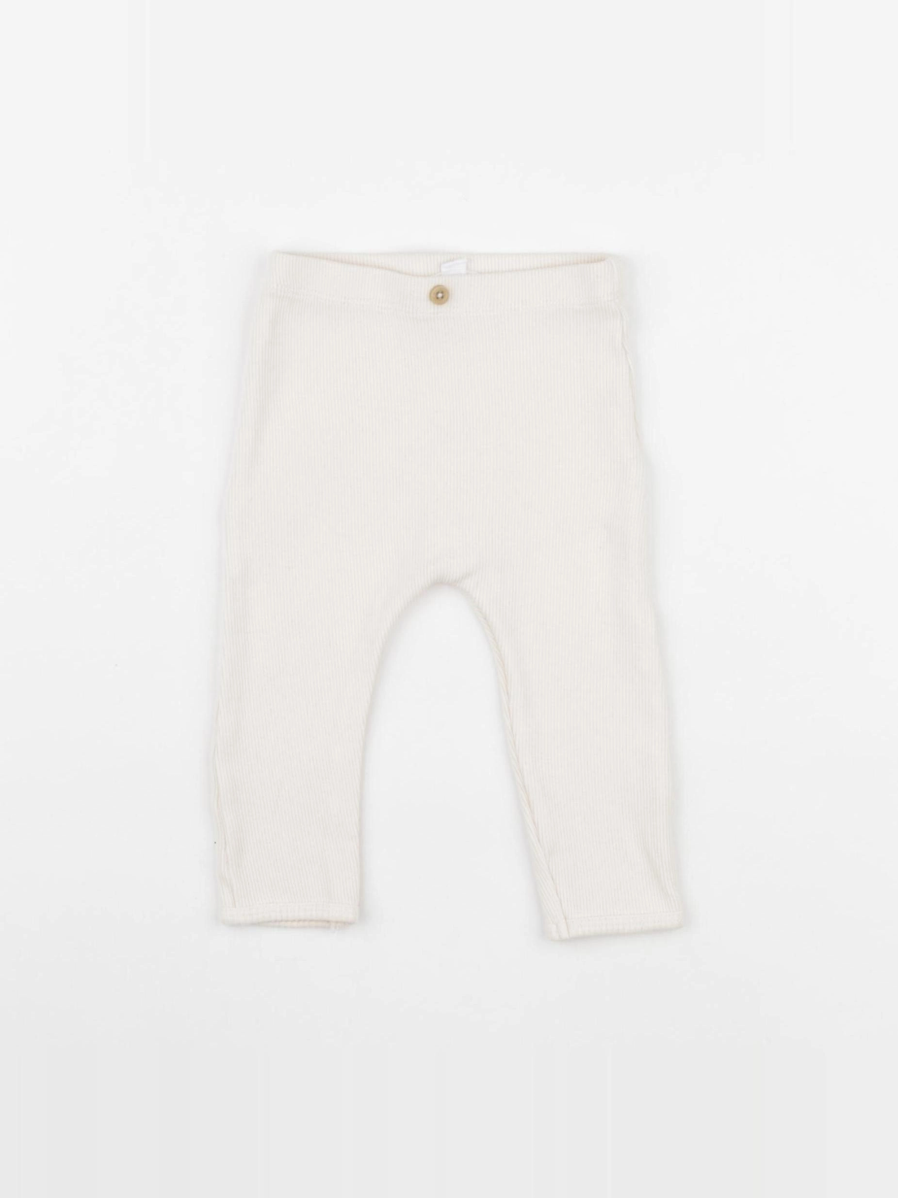 Vertbaudet - legging beige - 9 mois