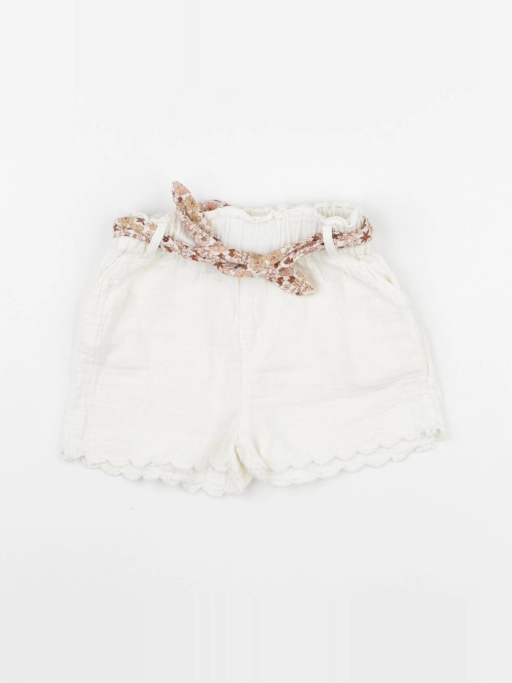 Vertbaudet - short beige - 18 mois