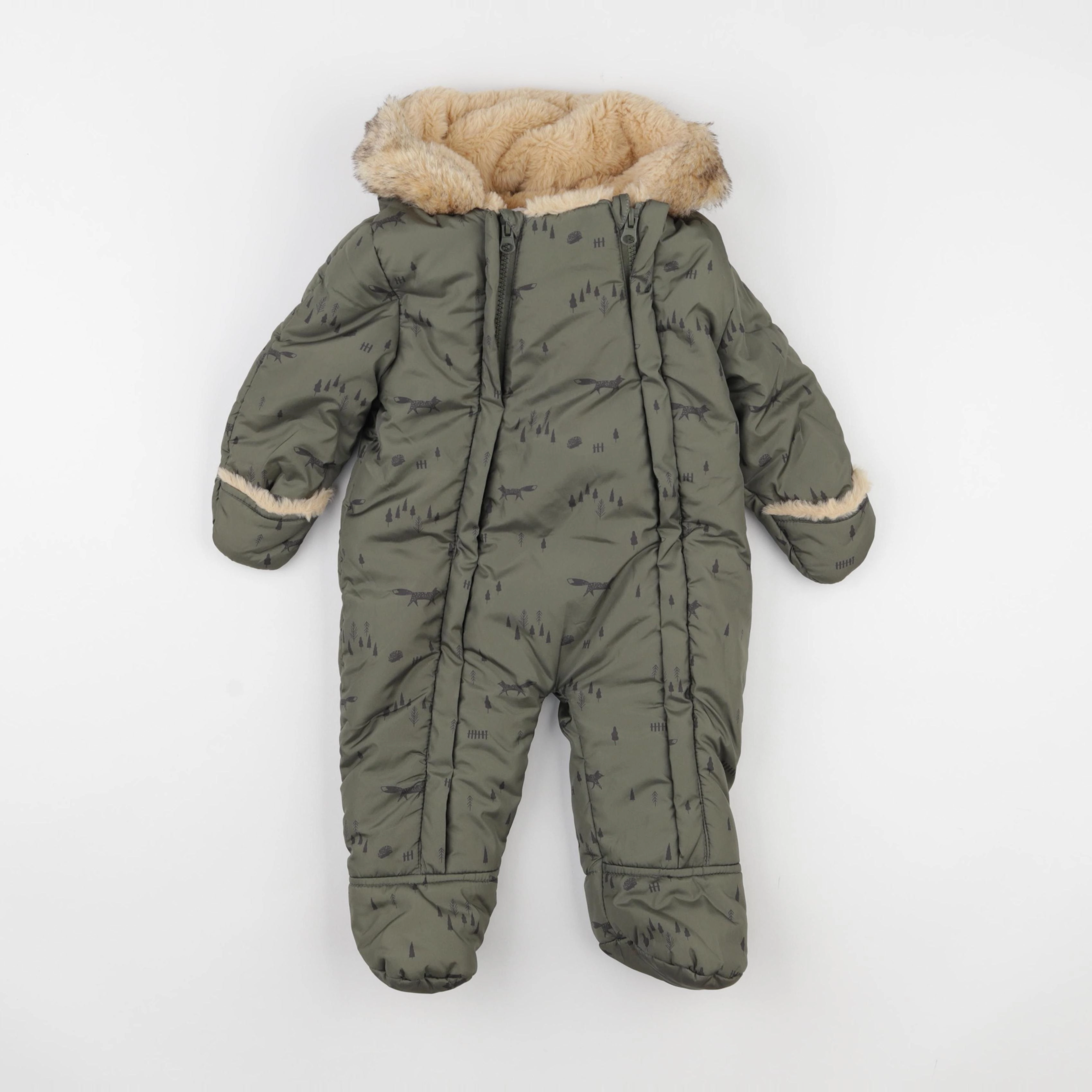 Vertbaudet - combi-pilote vert - 9 mois