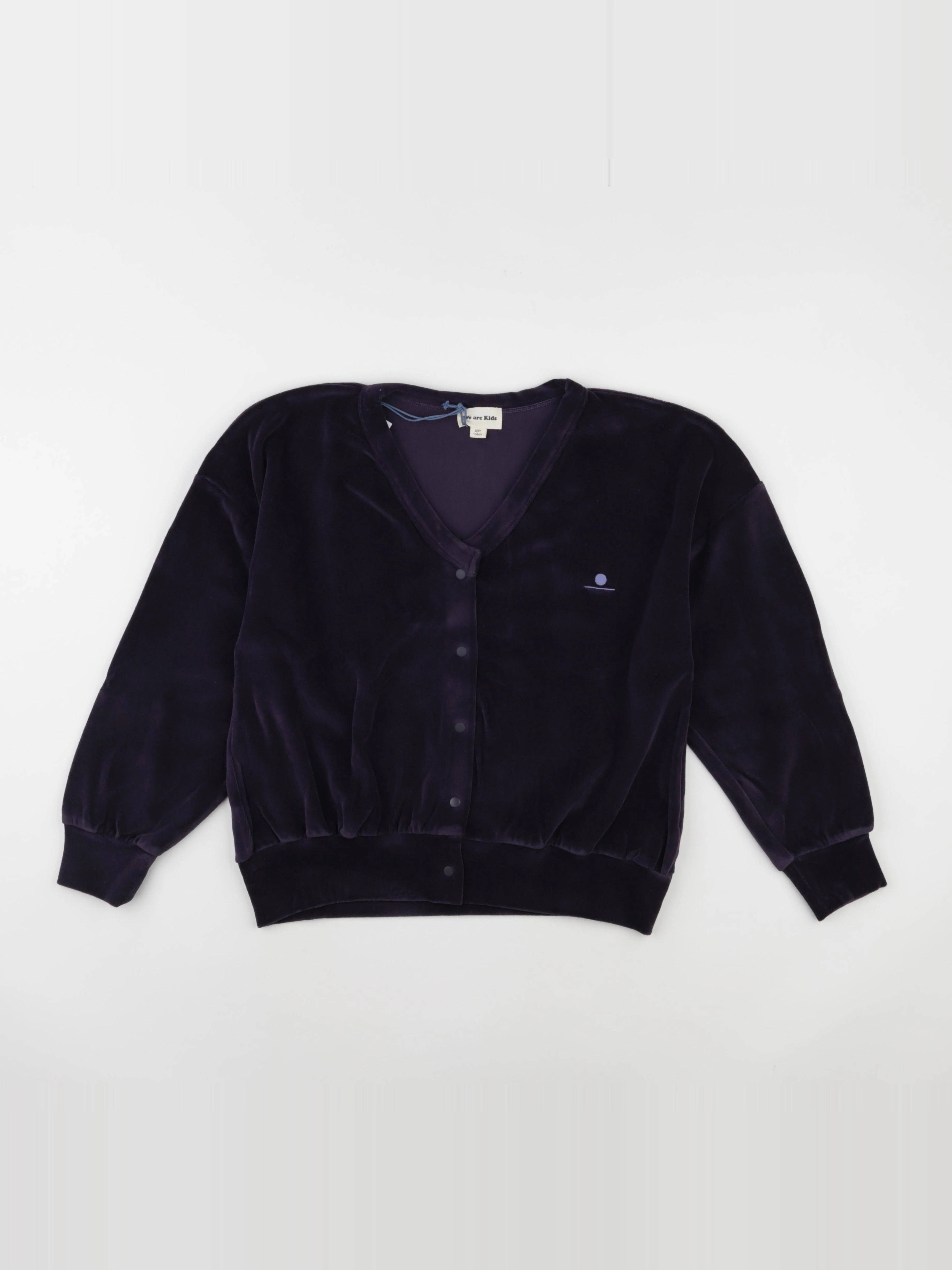 We are kids - Cardigan Kate Velvet Nightshade - 8/9 ans