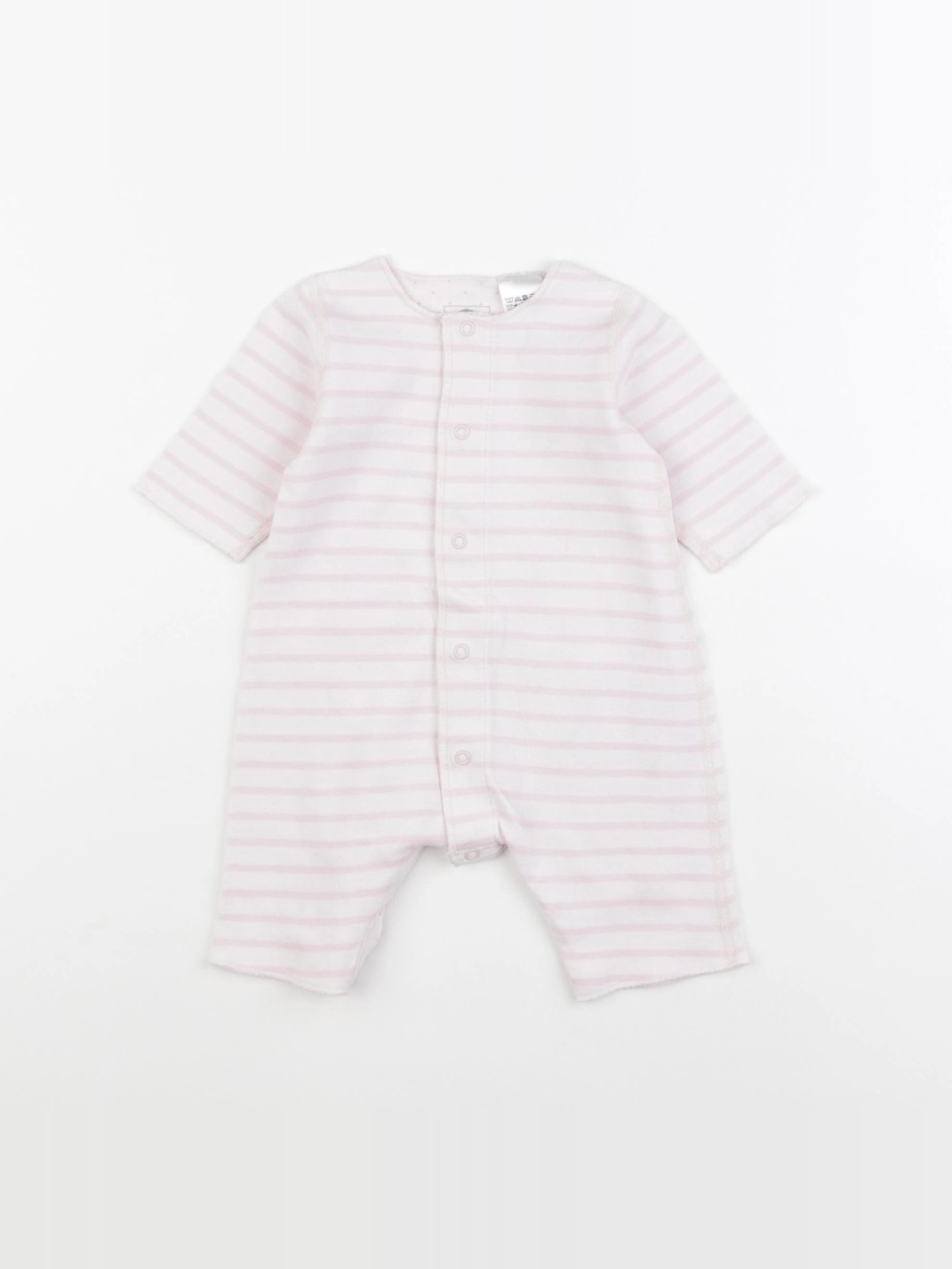 Petit Bateau - combinaison rose - 1 mois