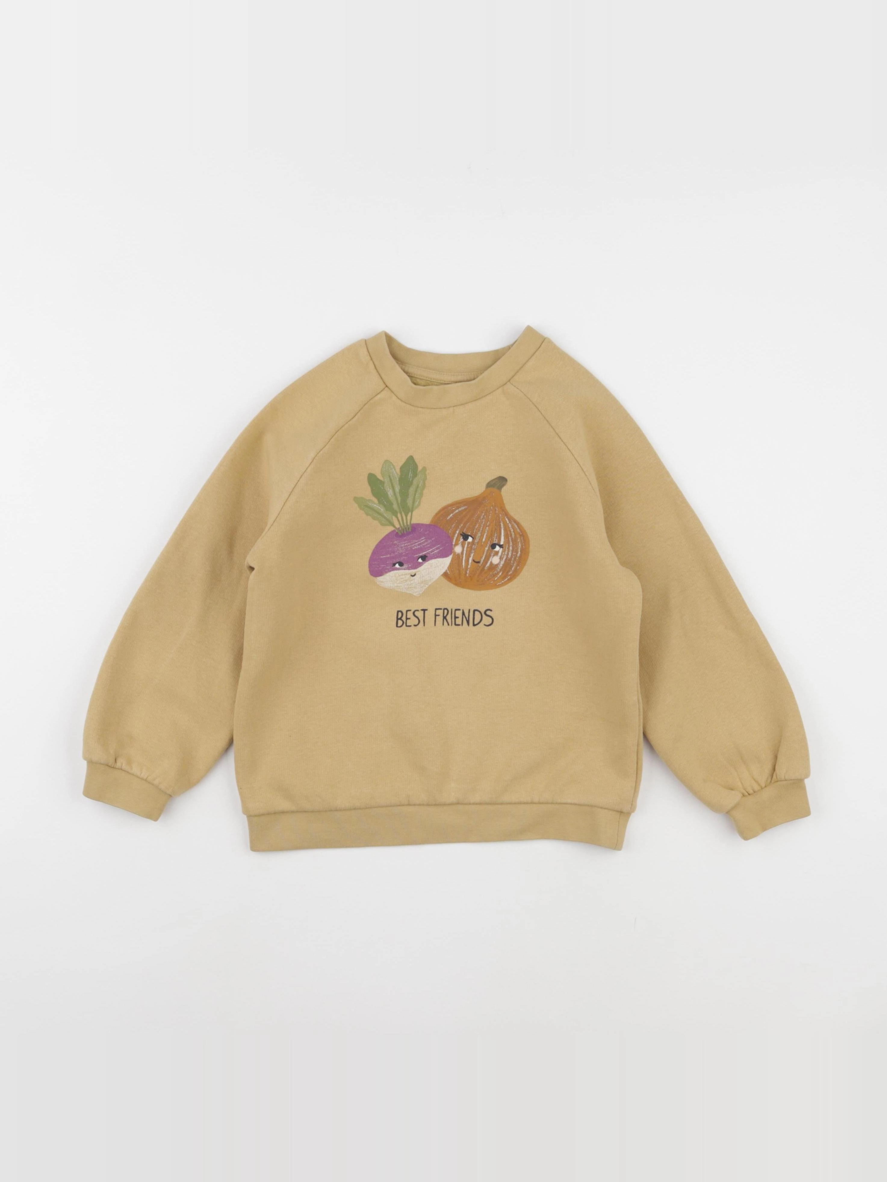 Vertbaudet - sweat jaune - 6 ans