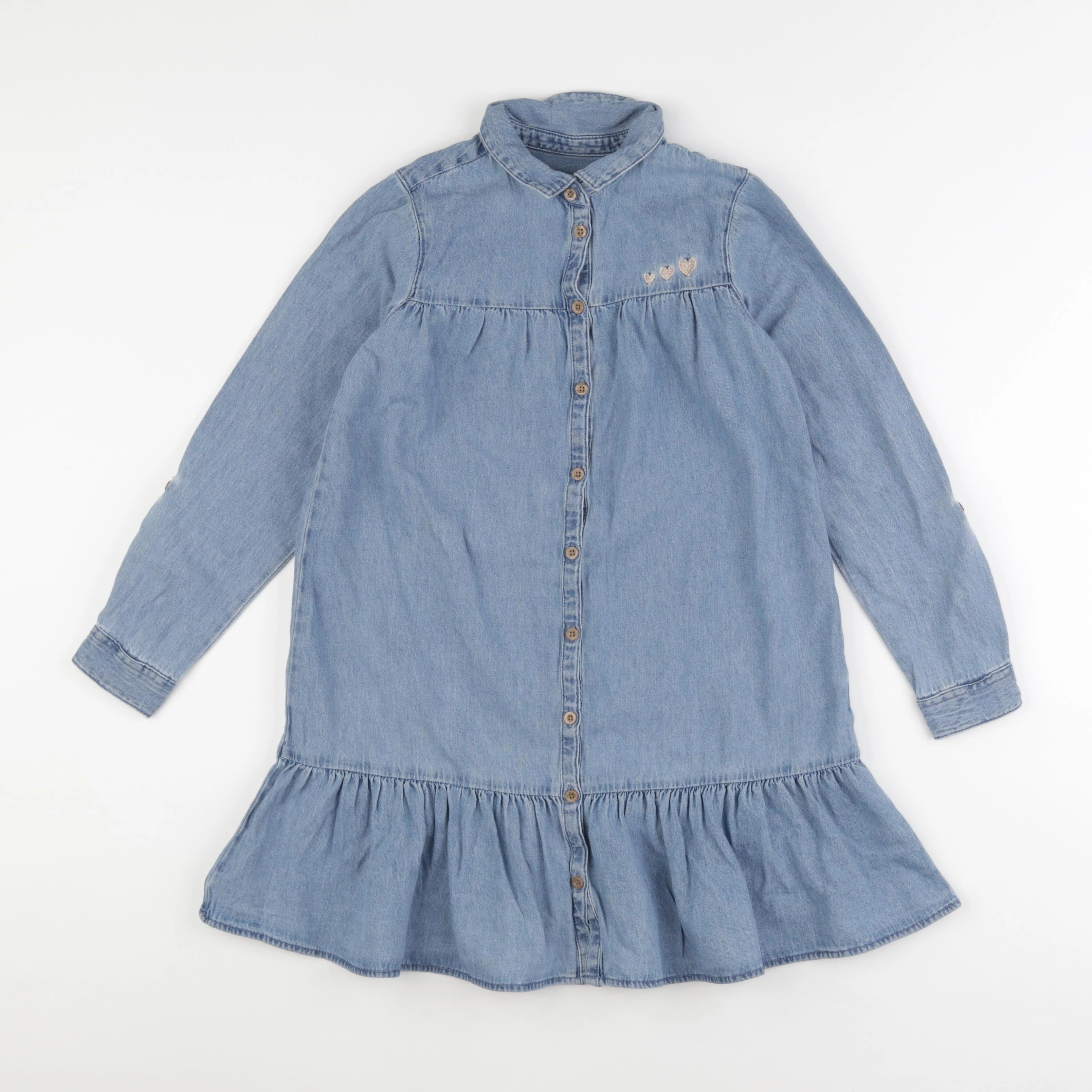 Vertbaudet - robe bleu - 9 ans
