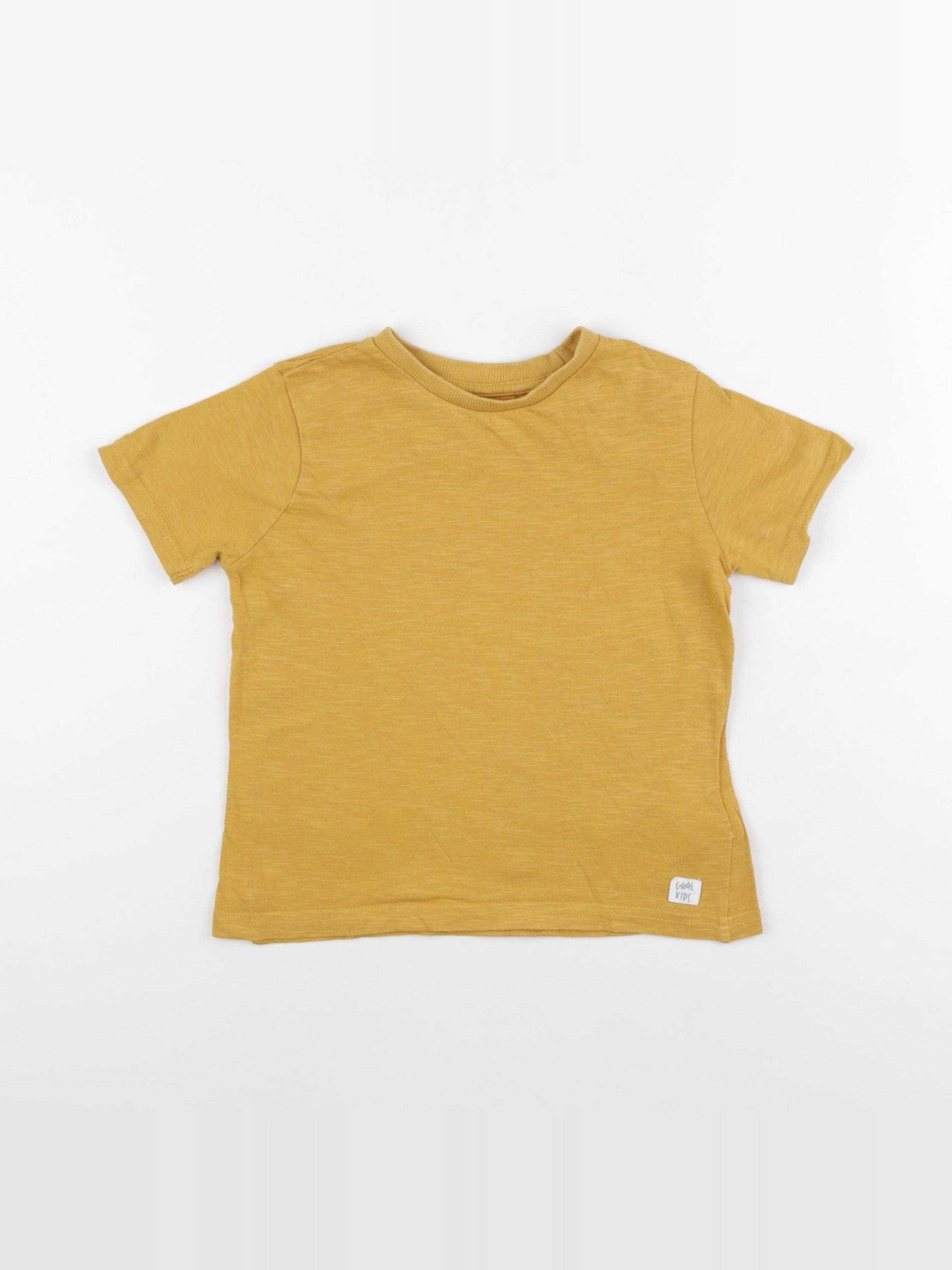Vertbaudet - tee-shirt jaune - 5 ans