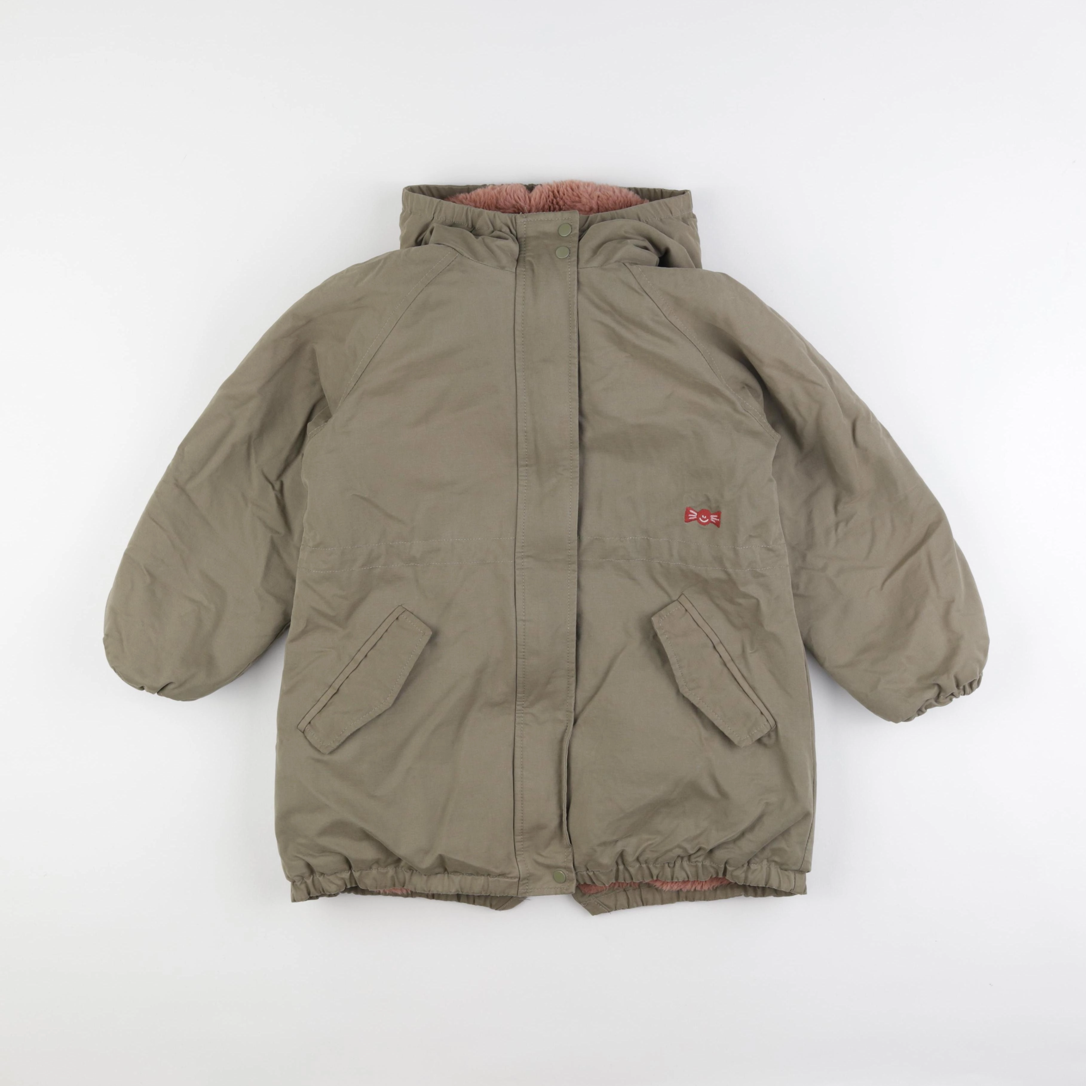 Vertbaudet - parka vert - 10 ans
