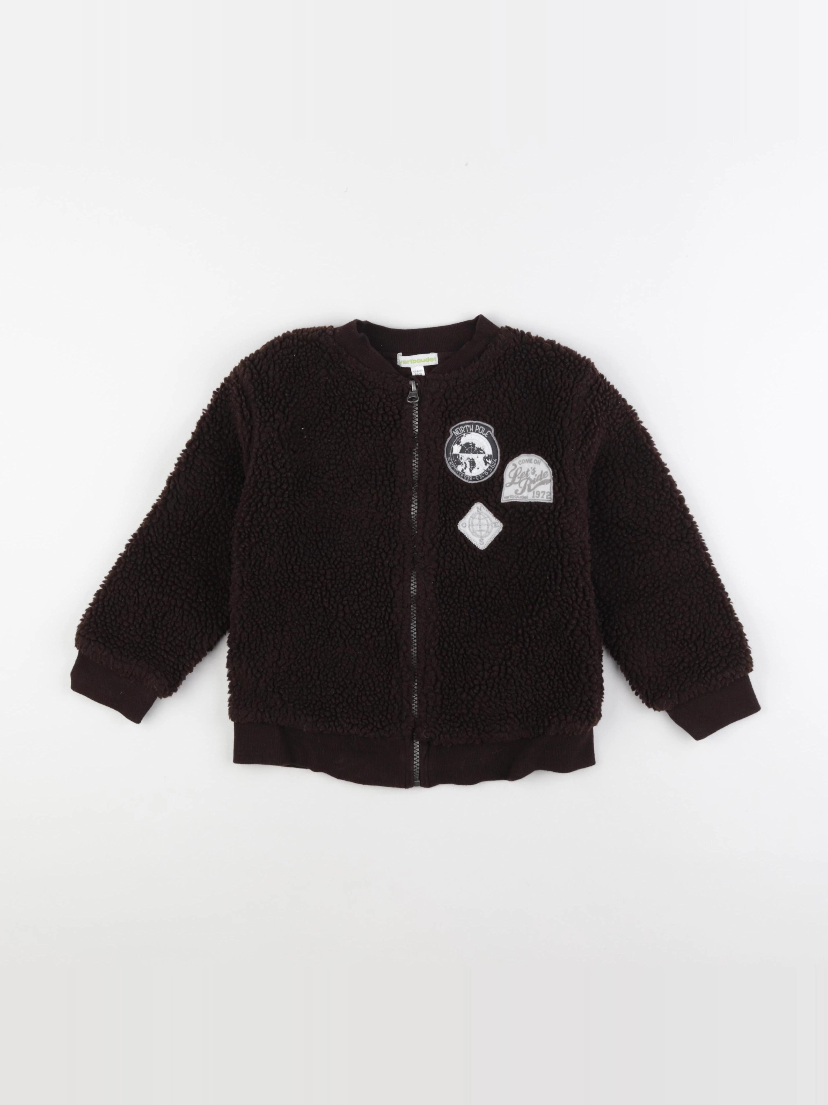 Vertbaudet - veste marron - 6 ans
