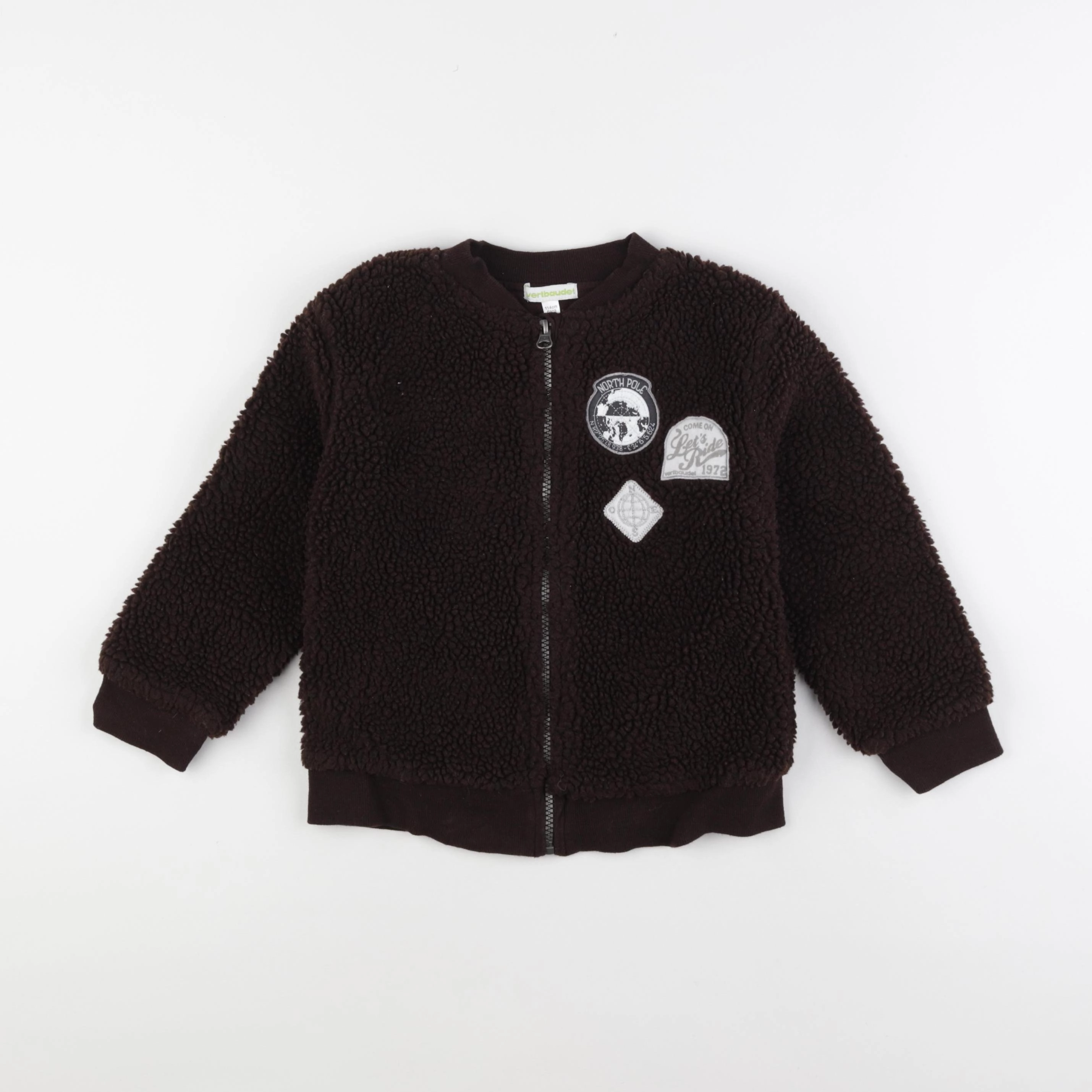 Vertbaudet - veste marron - 6 ans