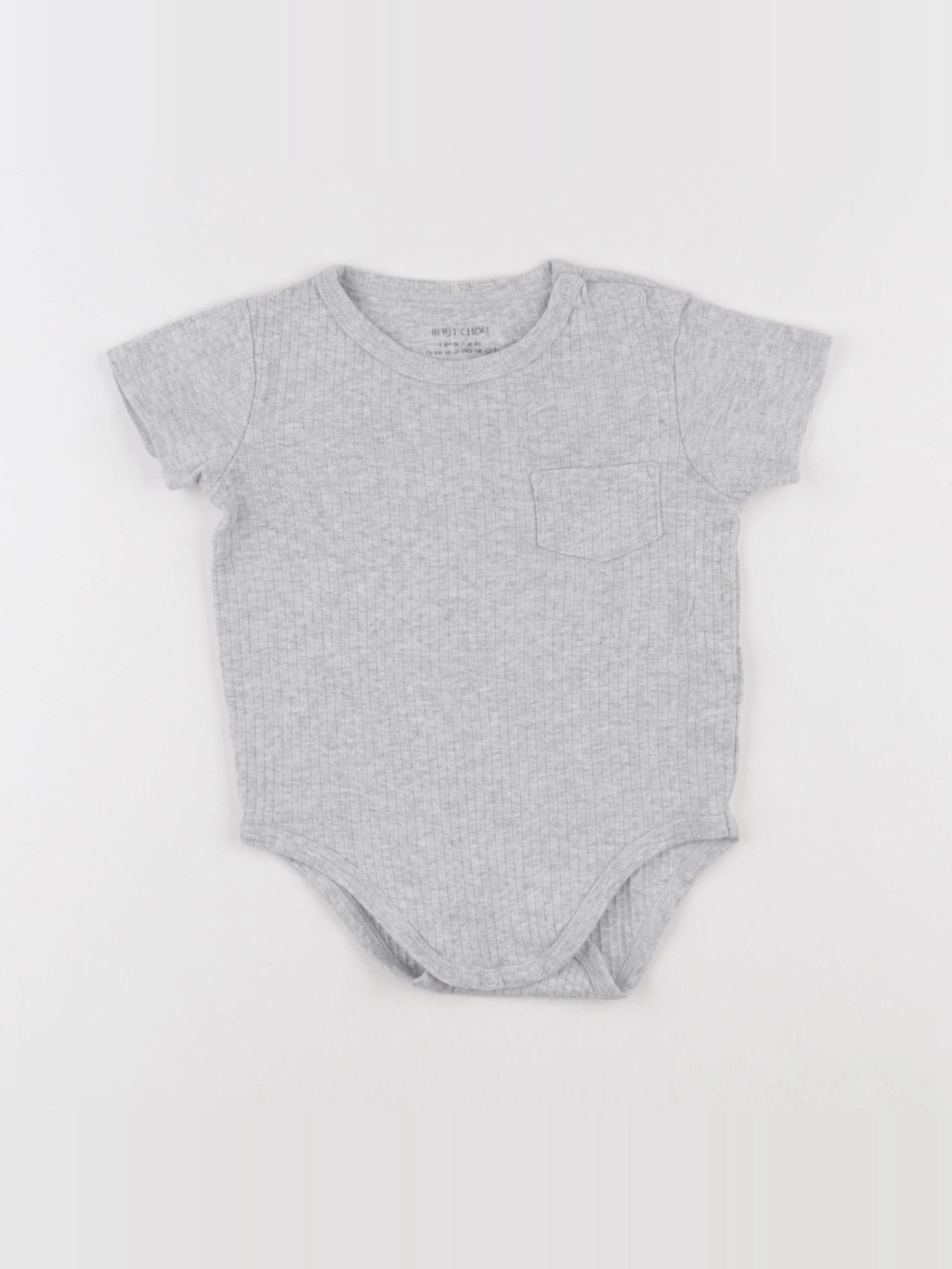 Boutchou - body gris - 36 mois
