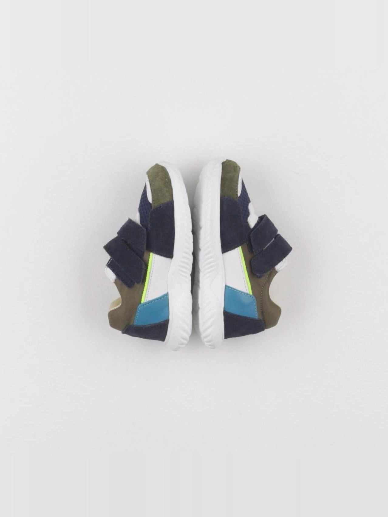 Jacadi - tennis à scratch/ lacets multicolore - pointure 22