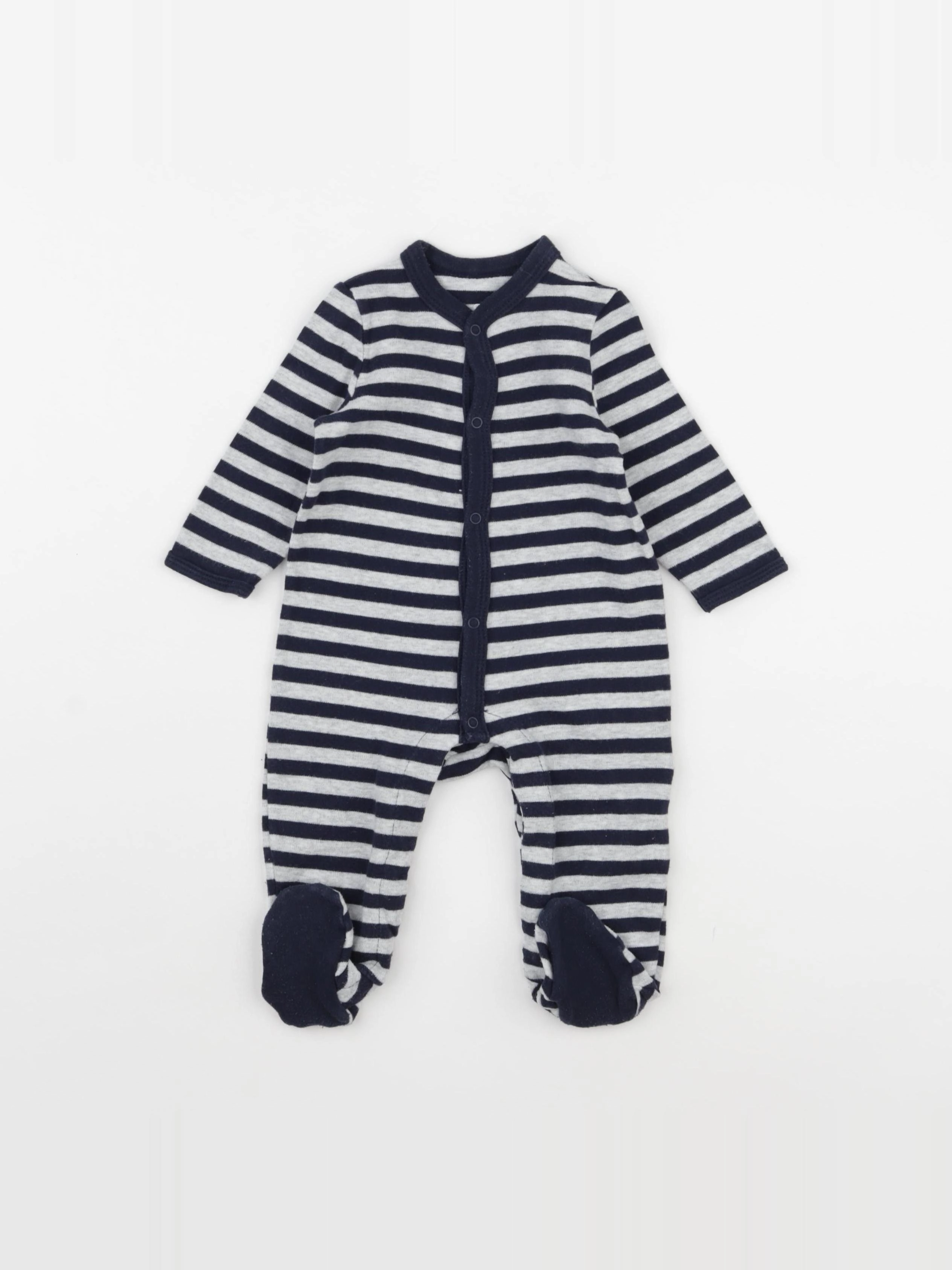 La Redoute - pyjama coton bleu - 6 mois