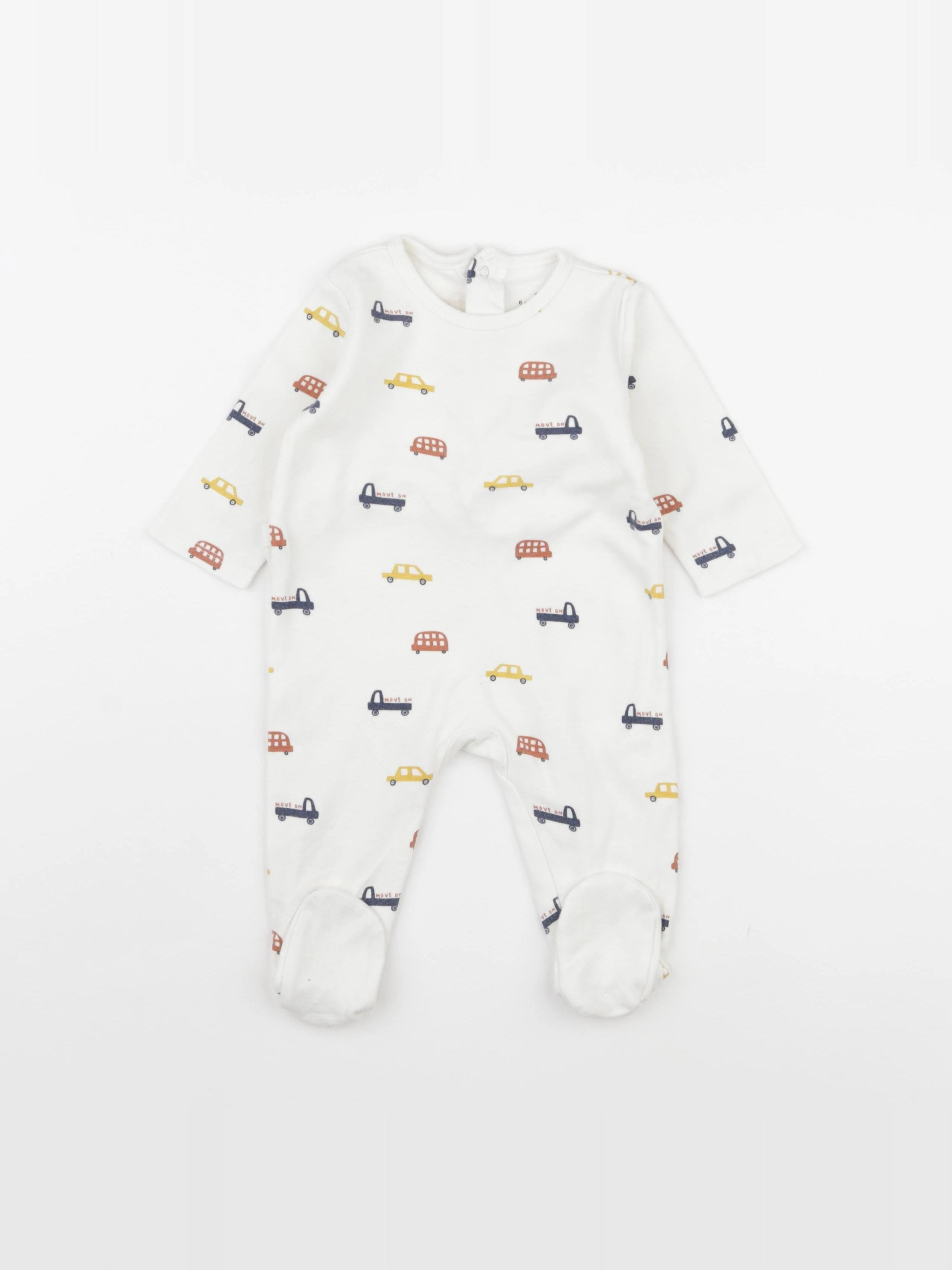 La Redoute - pyjama coton blanc - 6 mois