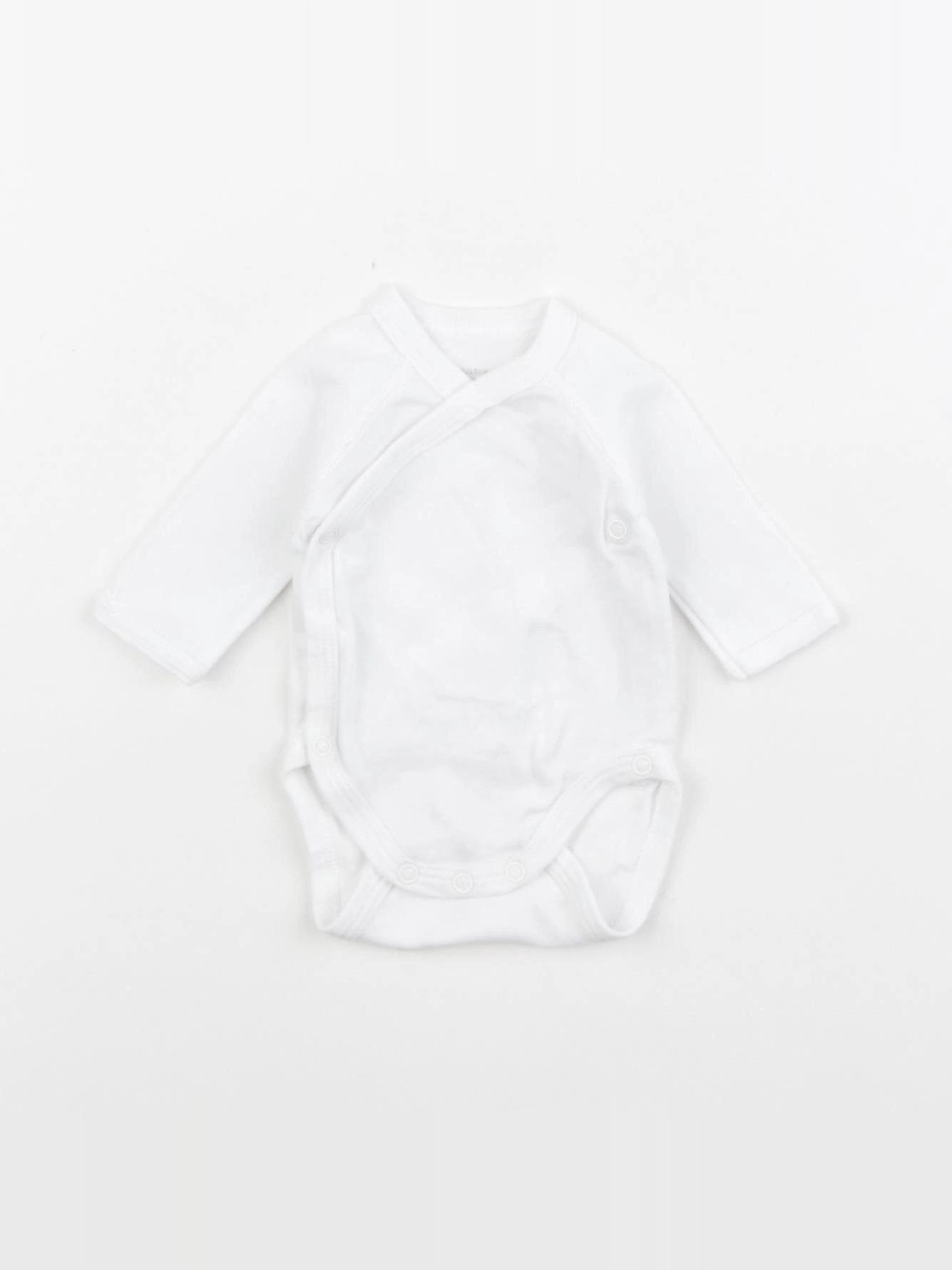 Petit Bateau - body blanc - Prématuré