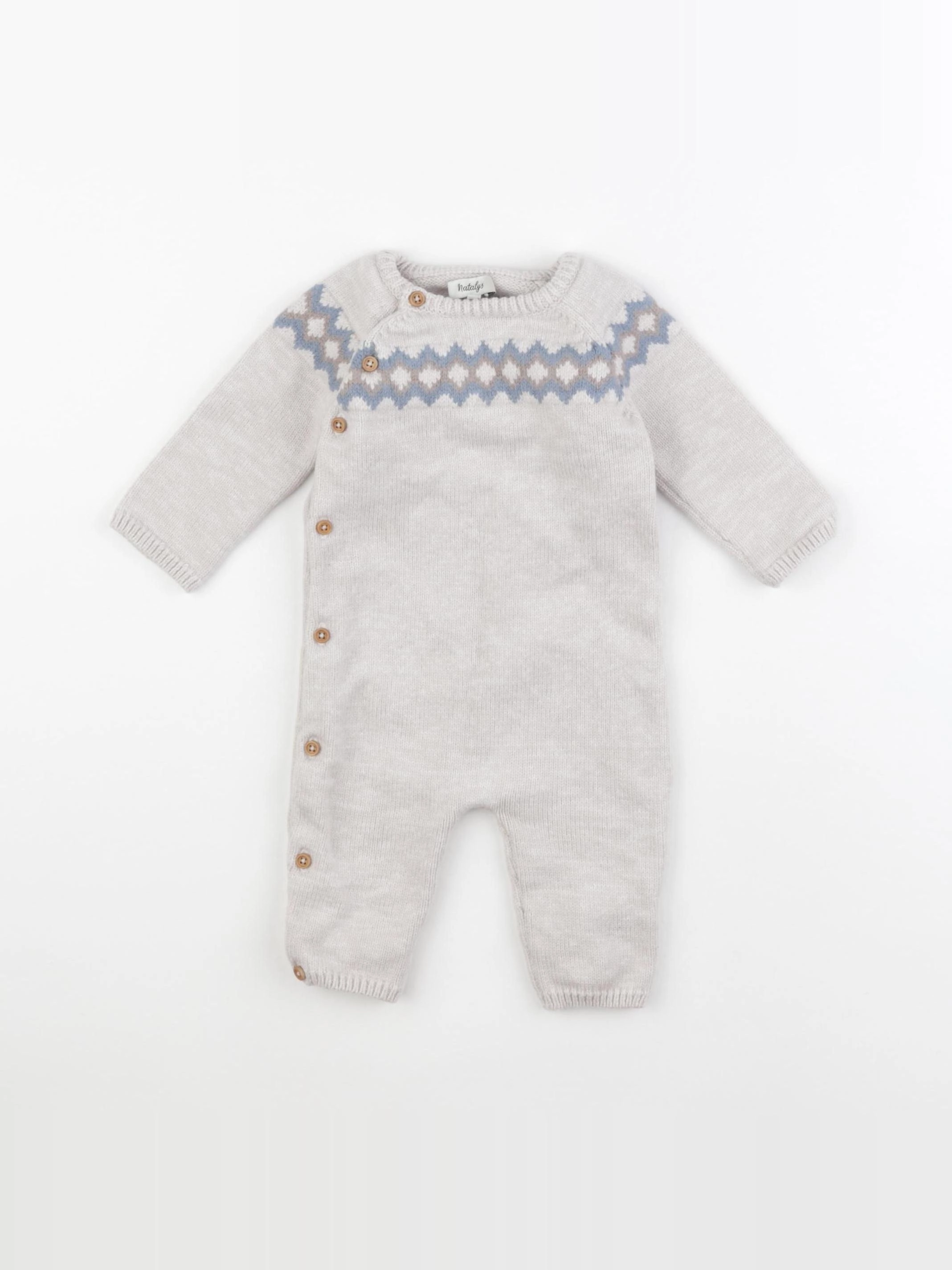 Natalys - combinaison beige - 6 mois